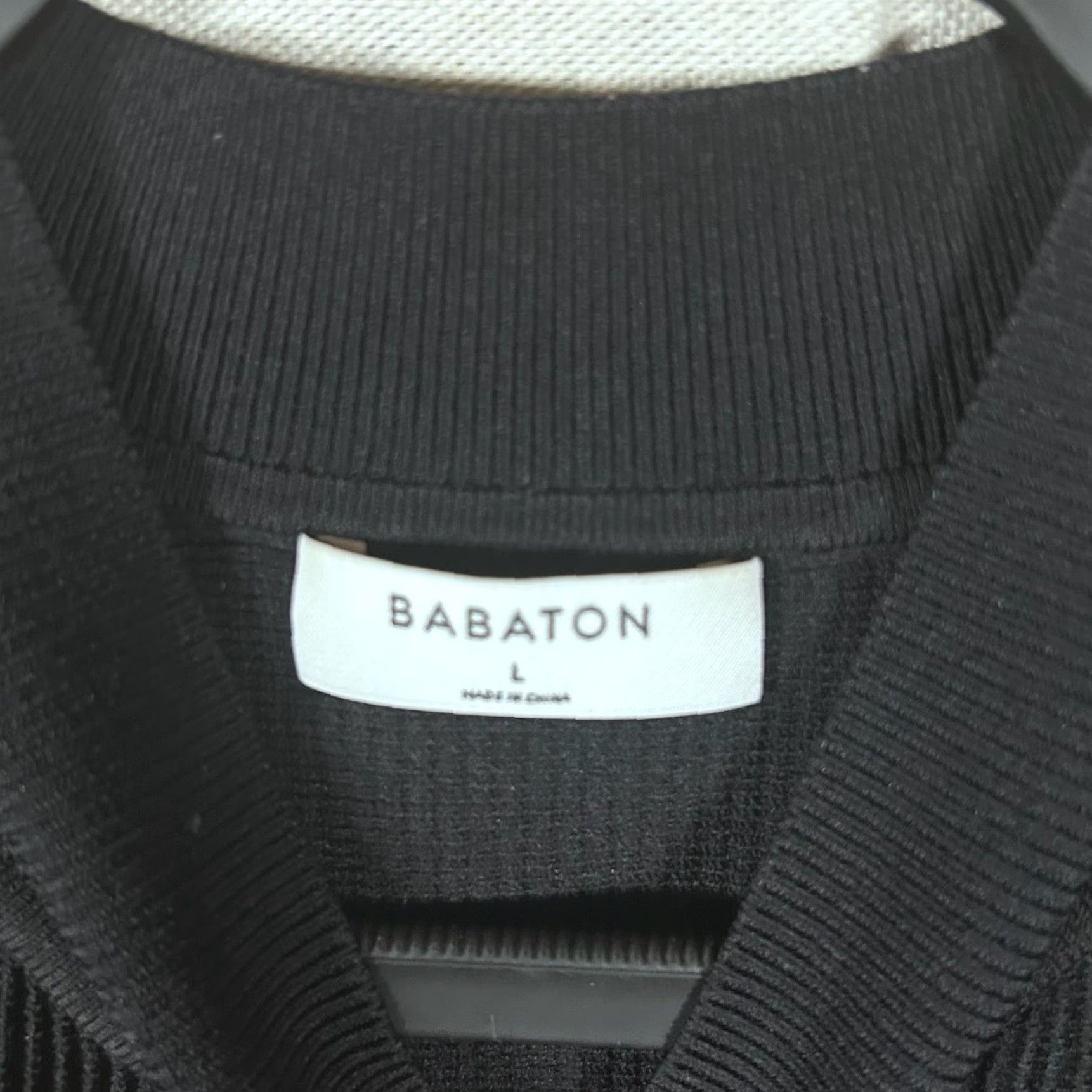 Vintage Babaton Halter Tank Black Knit Cropped Sleeveless Mens L Shirt? Size L / US 10 / IT 46 - 3 Thumbnail