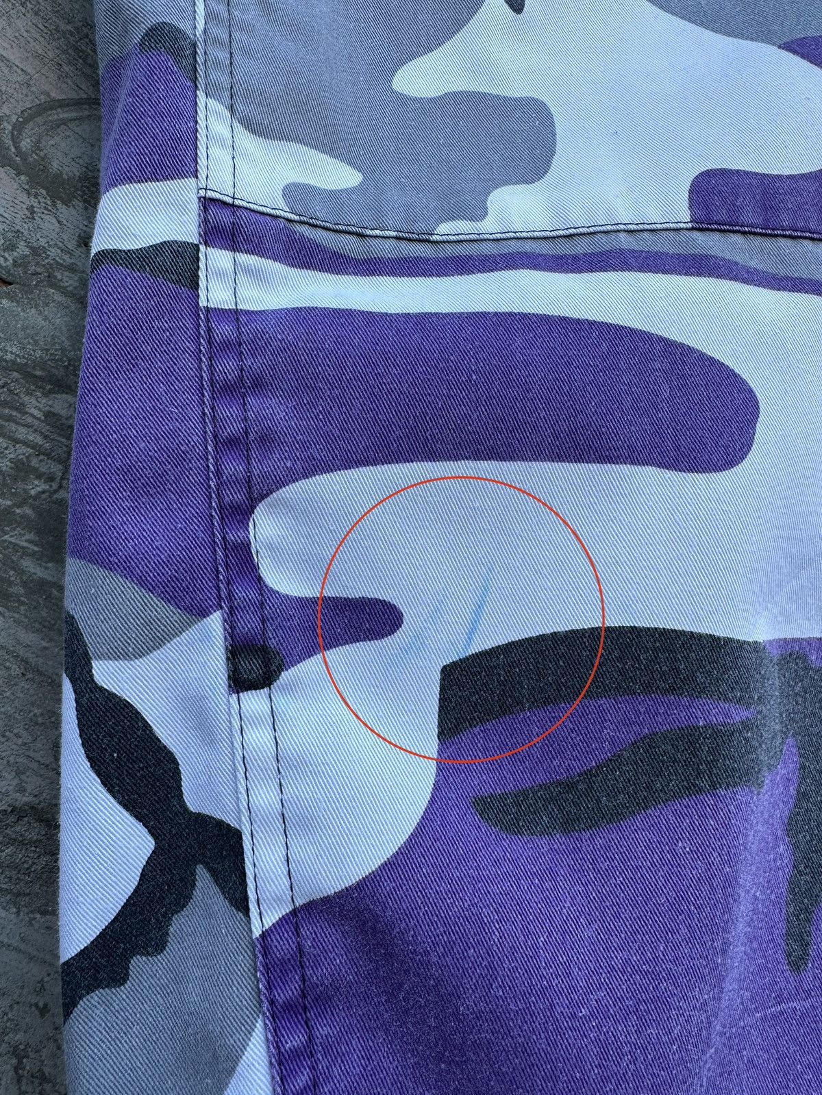 Rothco × Vintage Vintage Y2K Mil-Tec Purple Camo Travis Style Cargo Pants Size US 30 / EU 46 - 10 Thumbnail