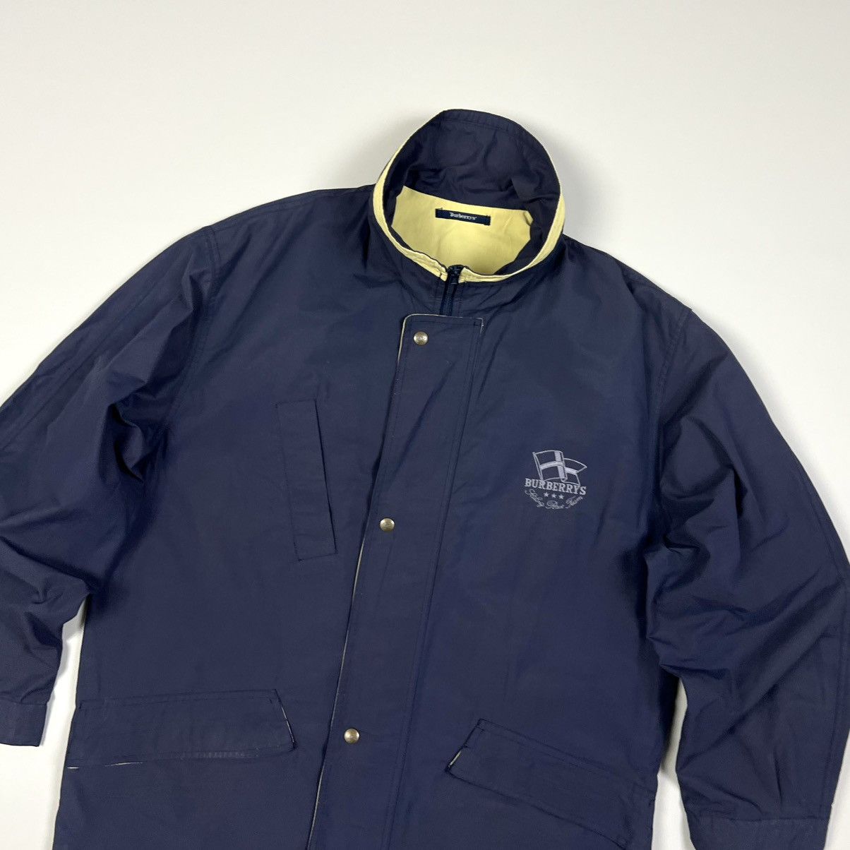 Burberry × Vintage Auth Vintage Burberrys Logo Cotton Jacket Men’s Size M-L Size US L / EU 52-54 / 3 - 6 Thumbnail