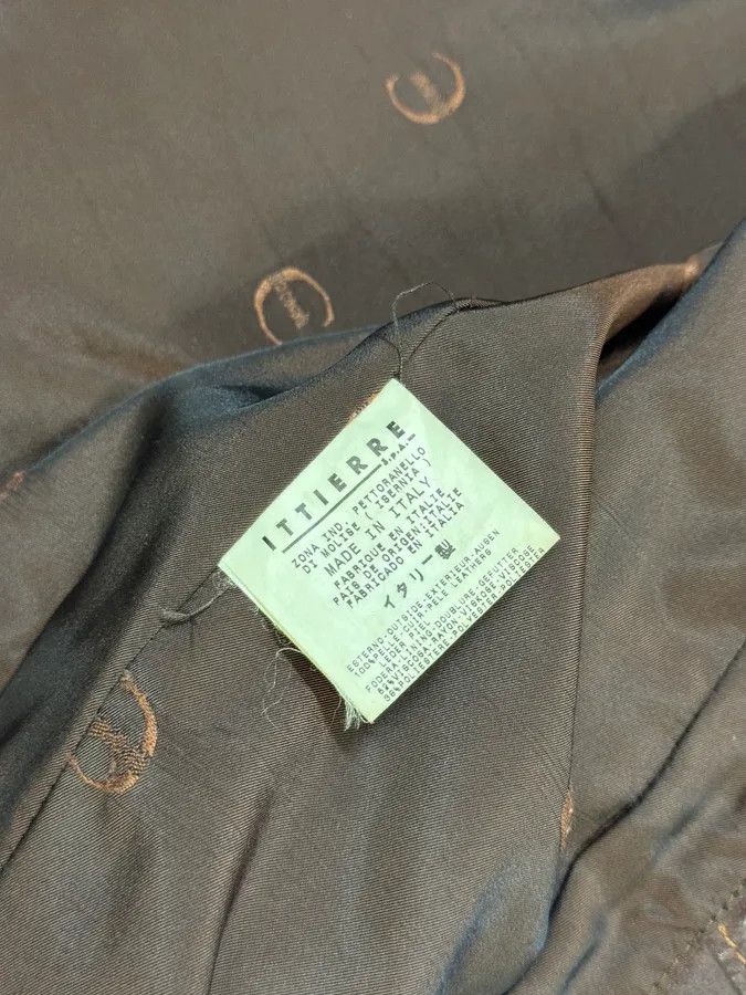 Designer × Just Cavalli × Vintage AW2004 Cavalli Cowhide Pony Hair Trench Brown Leather Jacket Size M / US 6-8 / IT 42-44 - 7 Thumbnail