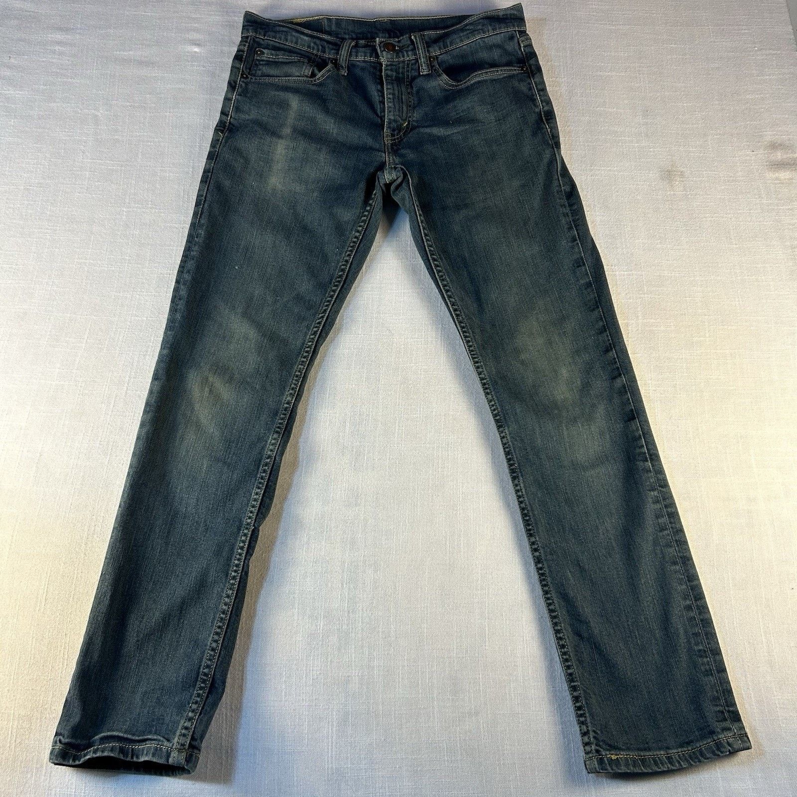 Levi's Levis 511 Jeans Mens 31x32 Blue Denim Slim Straight Size US 31 - 1 Thumbnail