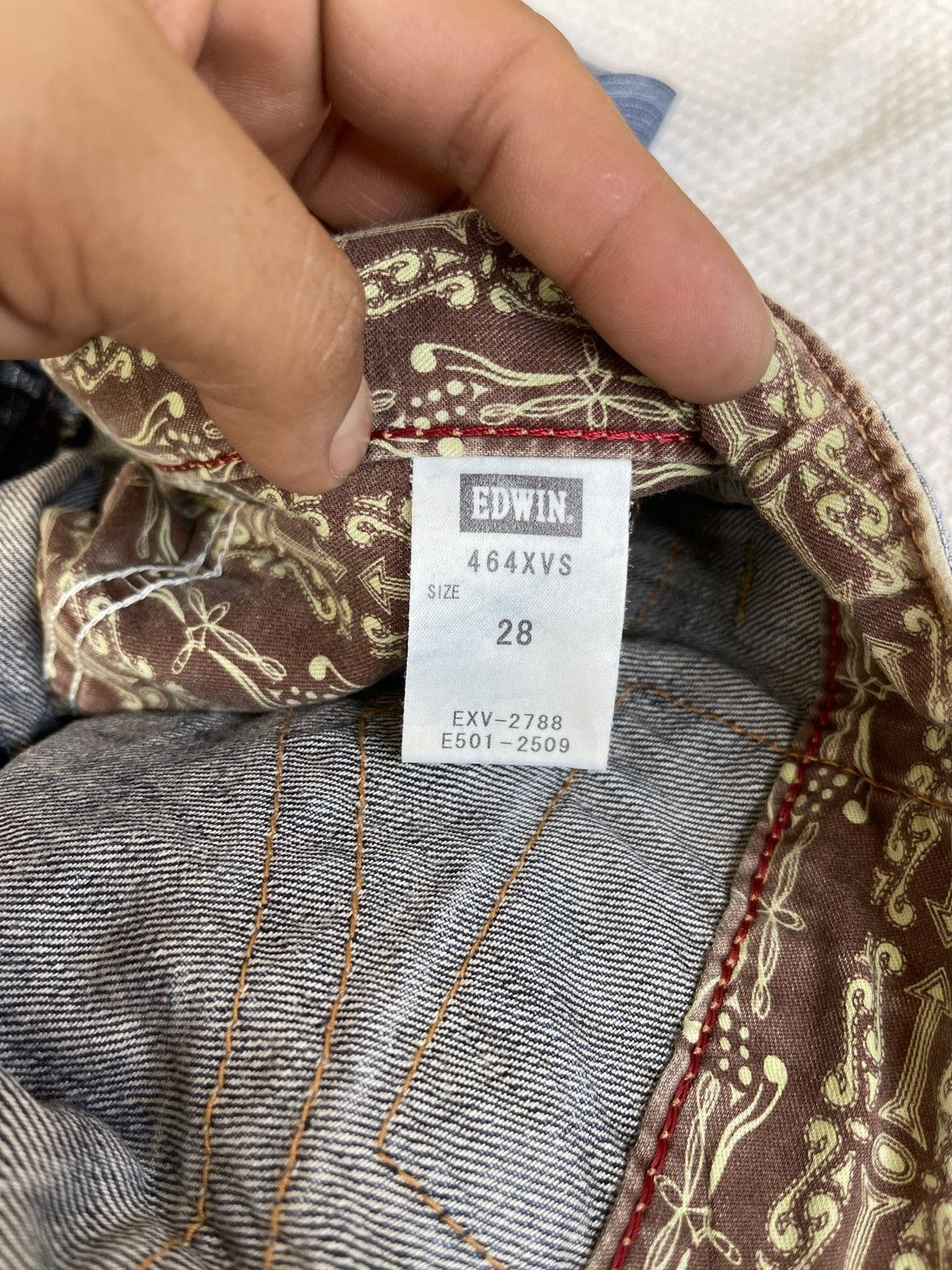 Edwin Last Drop🔥Rare🔥EDWIN Exclusive Vintage Wide Leg Jeans Size US 30 / EU 46 - 10 Thumbnail