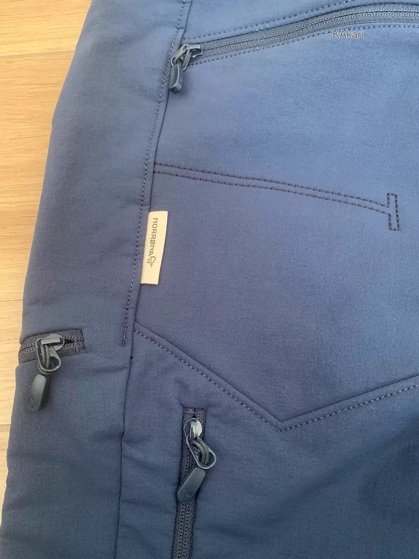 Norrona Blue Casual Pants with Zip Pockets - Size 34 Size US 34 / EU 50 - 3 Thumbnail