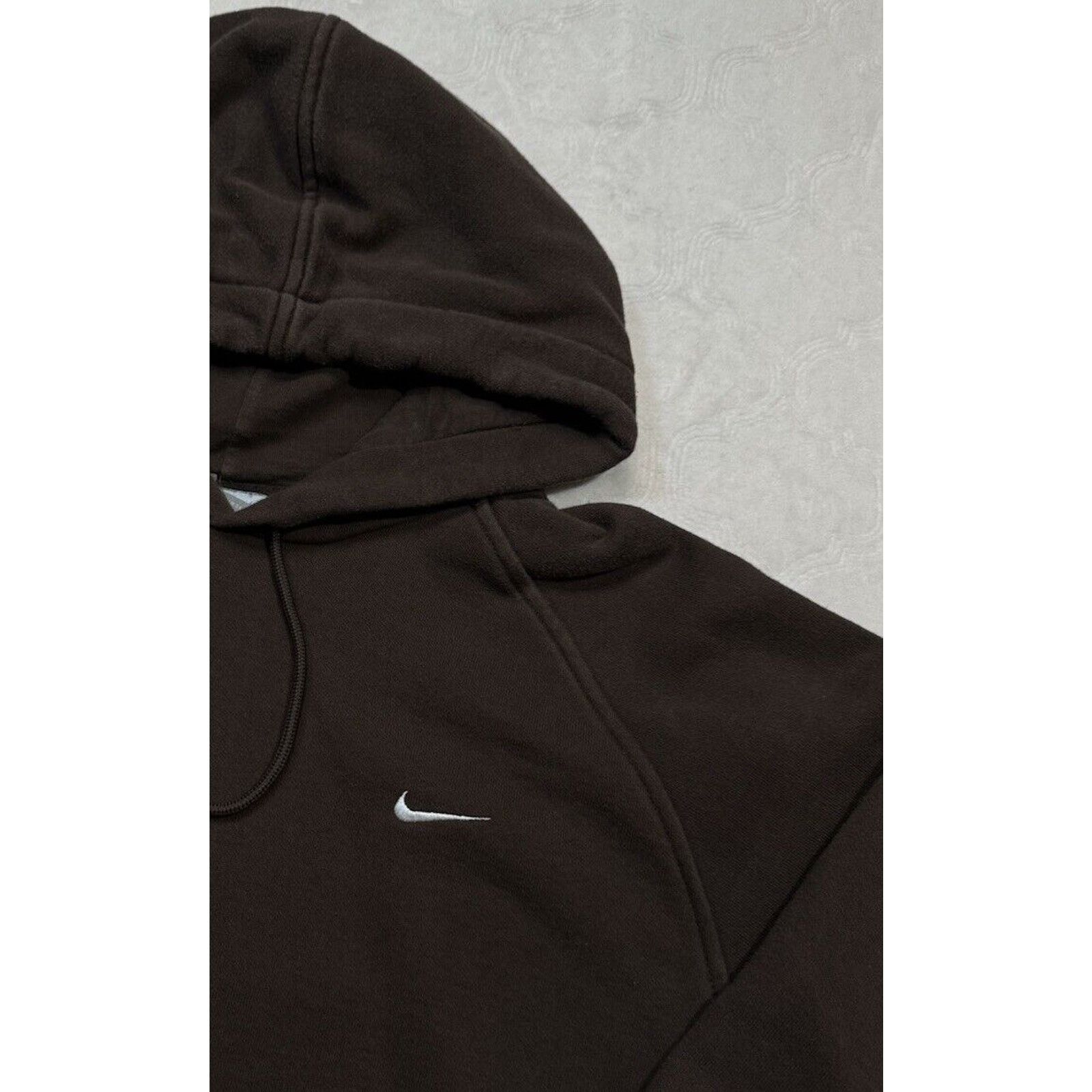 Nike VINTAGE NIKE 90s Y2k BROWN HOODIE SIZE Large Grey Tag Size US L / EU 52-54 / 3 - 4 Thumbnail