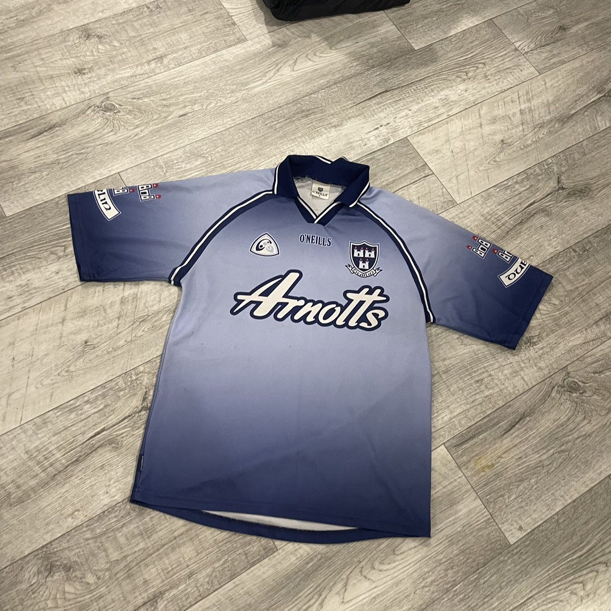 Vintage DUBLIN GAA Jersey O'NEILS Gaelic Goalkeeper tee shir ARNOTTS Size US S / EU 44-46 / 1 - 1 Thumbnail