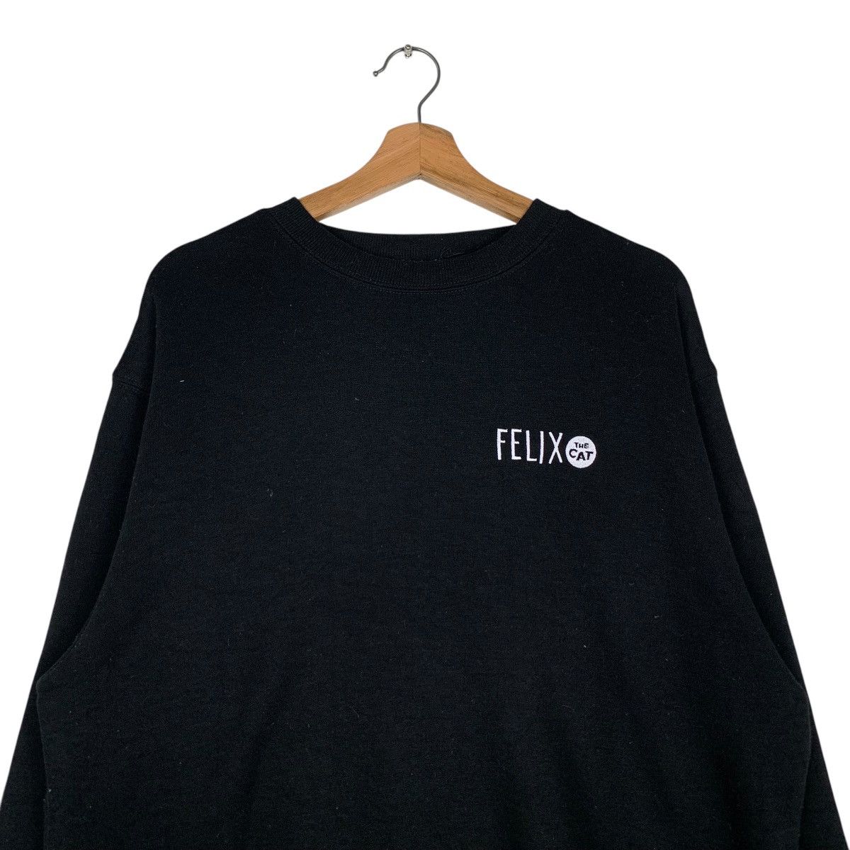 Cartoon Network FELIX The Cat Graphics Printed Crewneck Sweatshirt #1451-C65 Size US M / EU 48-50 / 2 - 4 Thumbnail