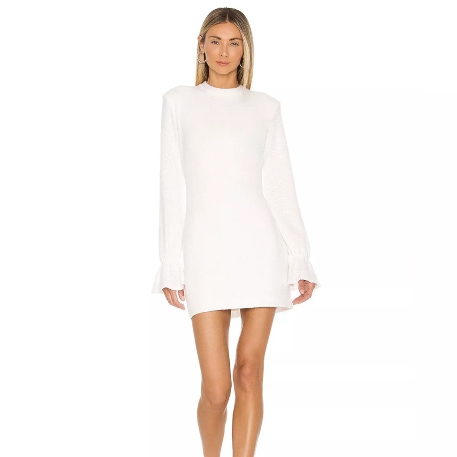 Image of Amanda Uprichard Womens Tallin Dress Size S Revolve White