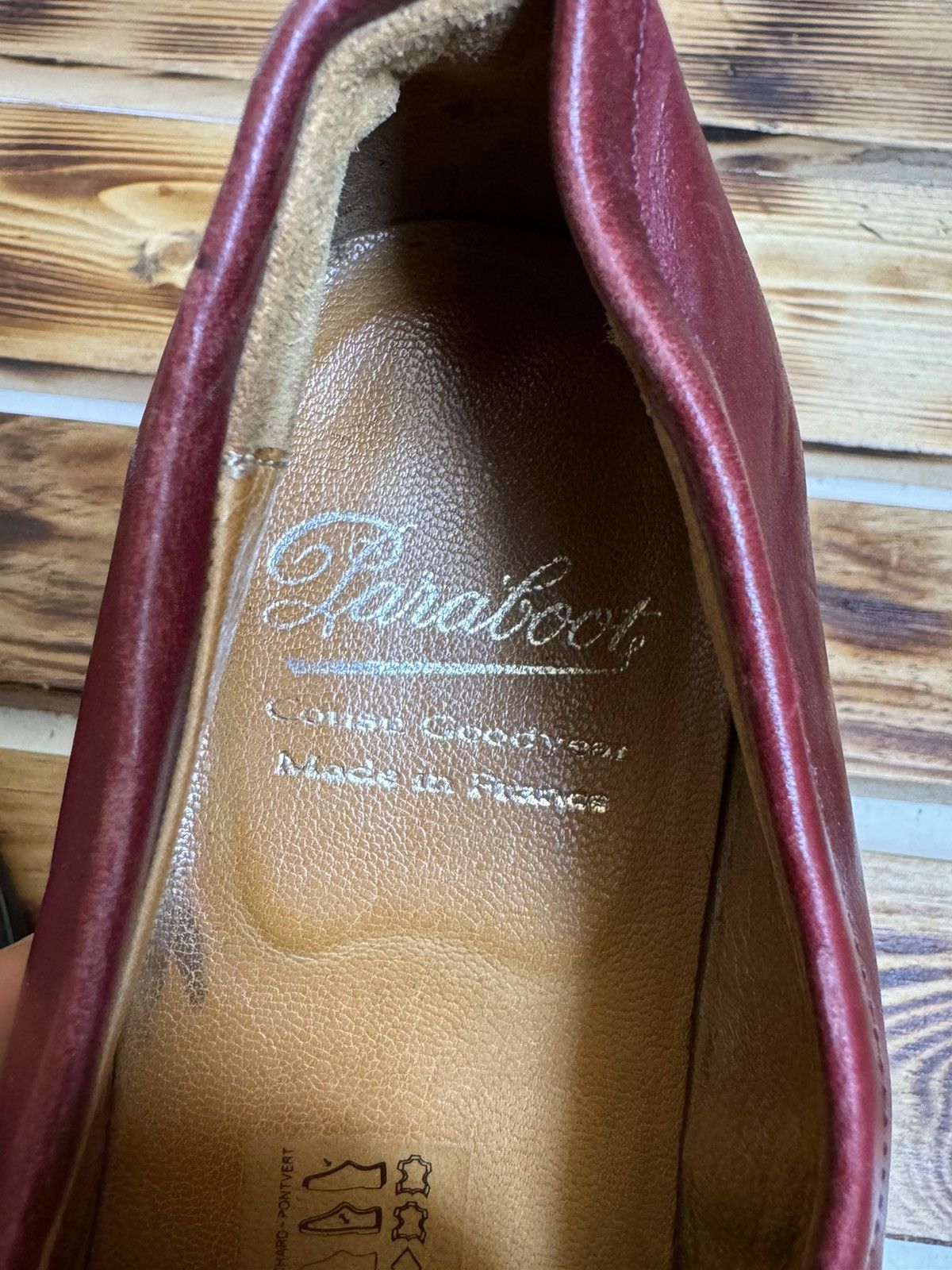 Paraboot Adonis moccasin leather loafers Size US 7 / EU 40 - 11 Thumbnail