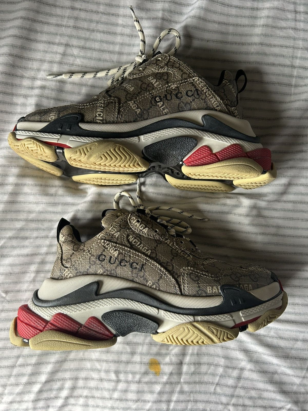 Balenciaga × Gucci Gucci x Balenciaga The Hacker Project Triple S Size US 8 / IT 38 - 3 Thumbnail