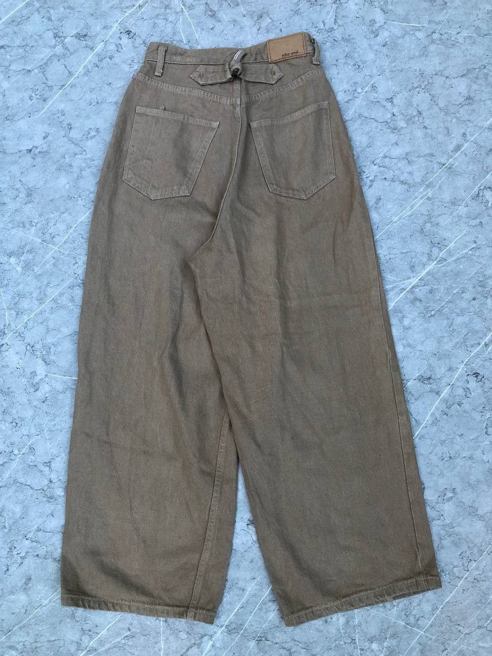 Japanese Brand × Vintage Niko And Baggy Buckle Back Jeans Size US 27 - 1 Thumbnail