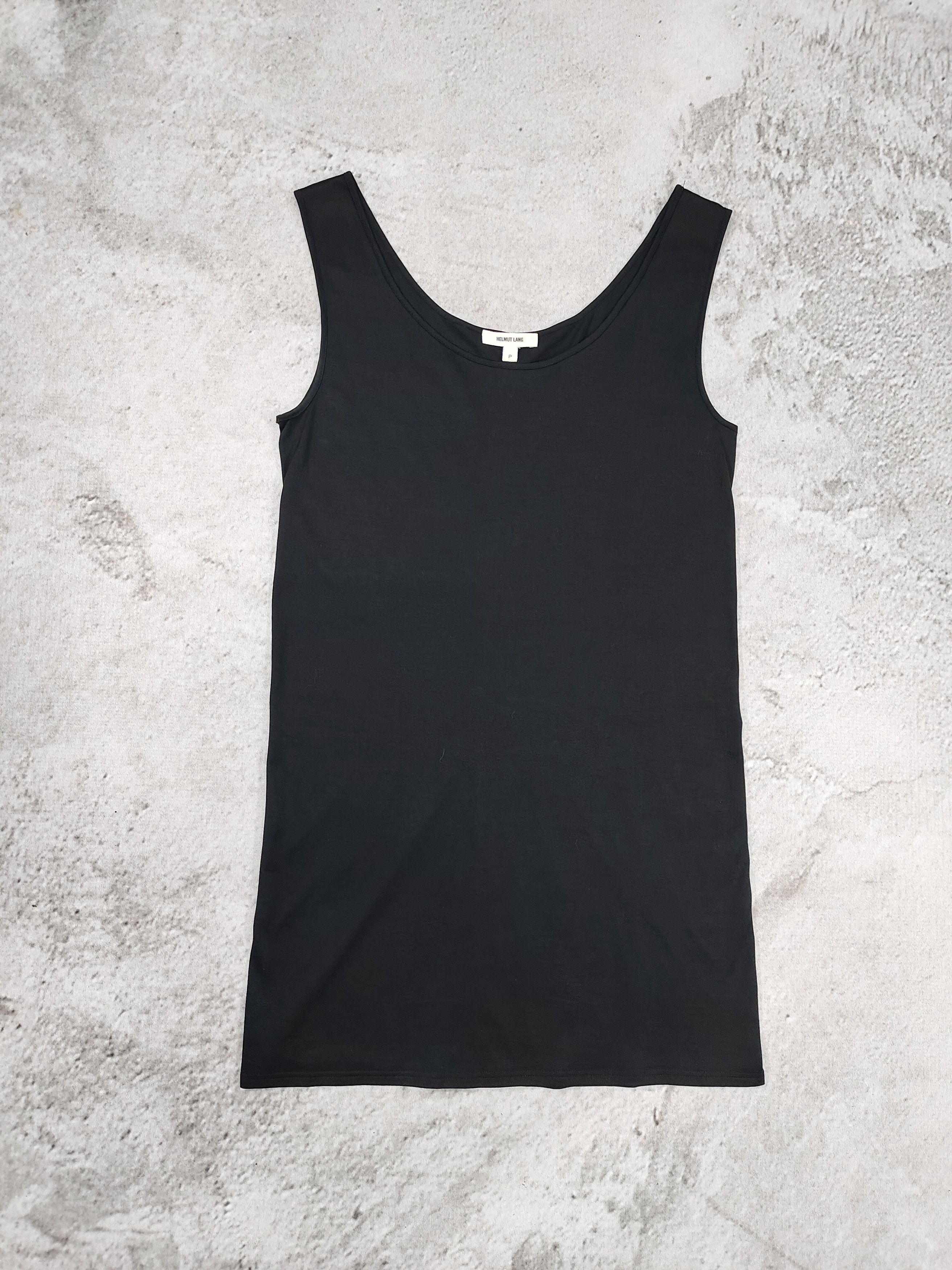 Helmut Lang Helmut Lang- Minimalist Clean Essential Black Tank Top Size S / US 4 / IT 40 - 5 Thumbnail