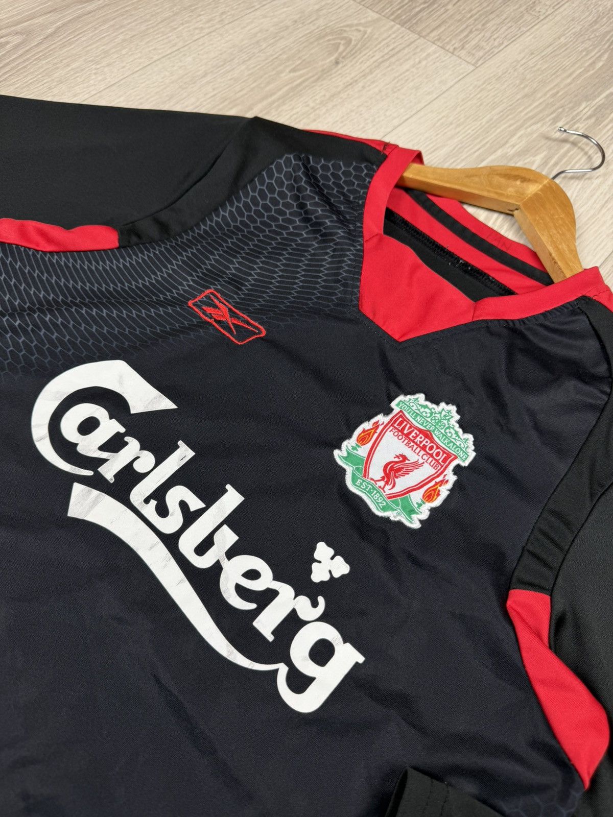Reebok Vintage Reebok FC Liverpool Long Sleeve Jersey Carlsberg Size US S / EU 44-46 / 1 - 4 Thumbnail