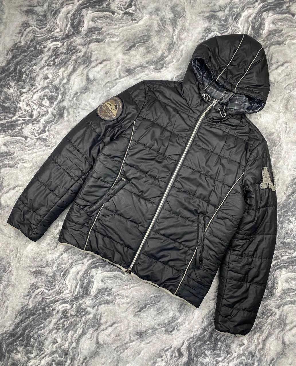 Armani Vintage Armani Jeans Reversible Down Jacket 90s AJ Size US XL / EU 56 / 4 - 1 Thumbnail