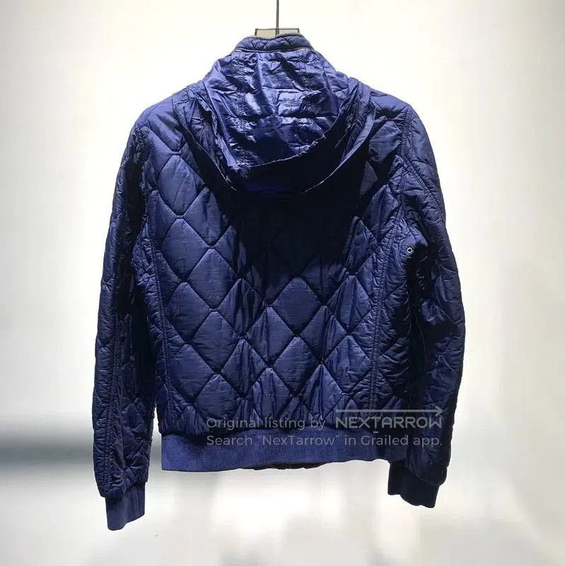 Burberry Burberry Men's Navy Quilted Down Jacket Size S. Size US S / EU 44-46 / 1 - 2 Thumbnail