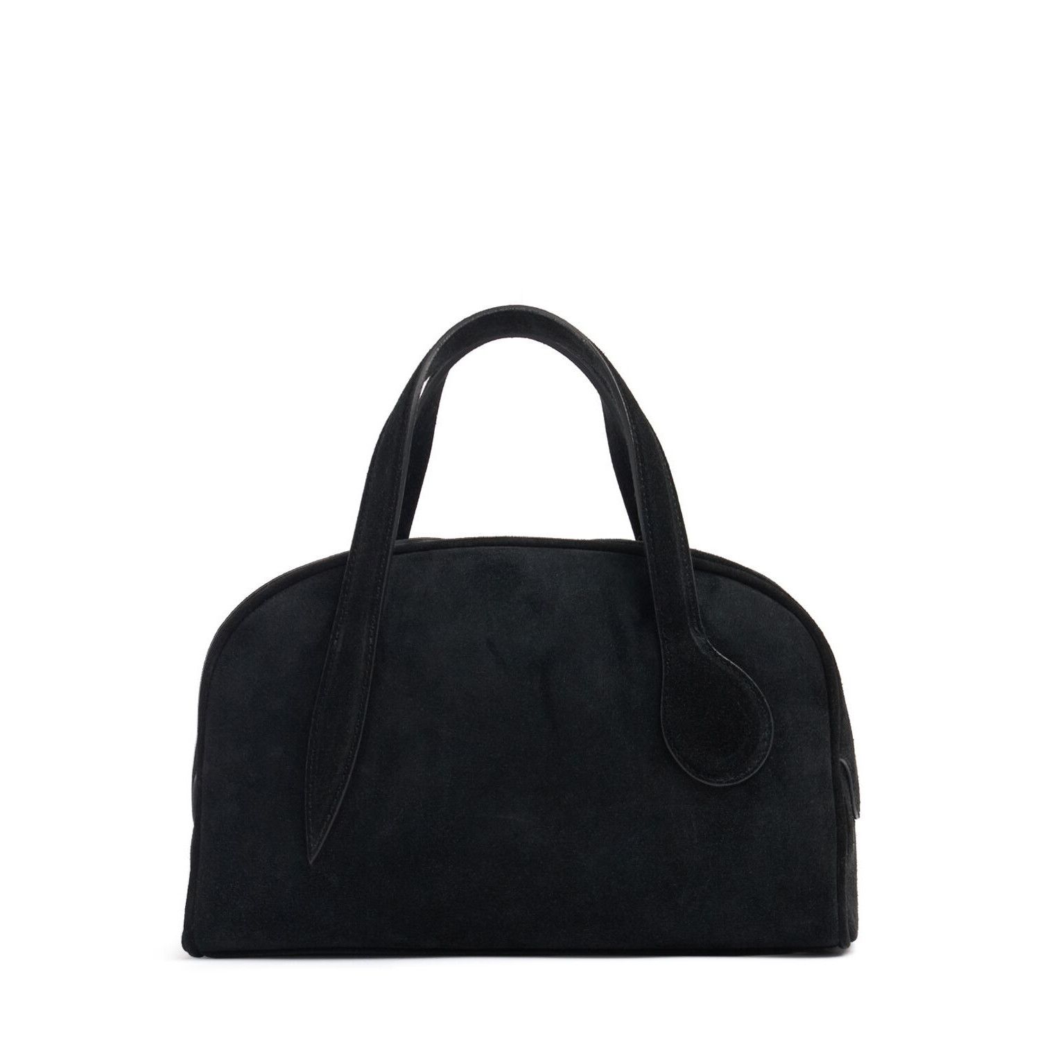 Liffner LIFFNER Black Suede Mini Bowling Bag New And Authentic Size ONE SIZE - 2 Thumbnail