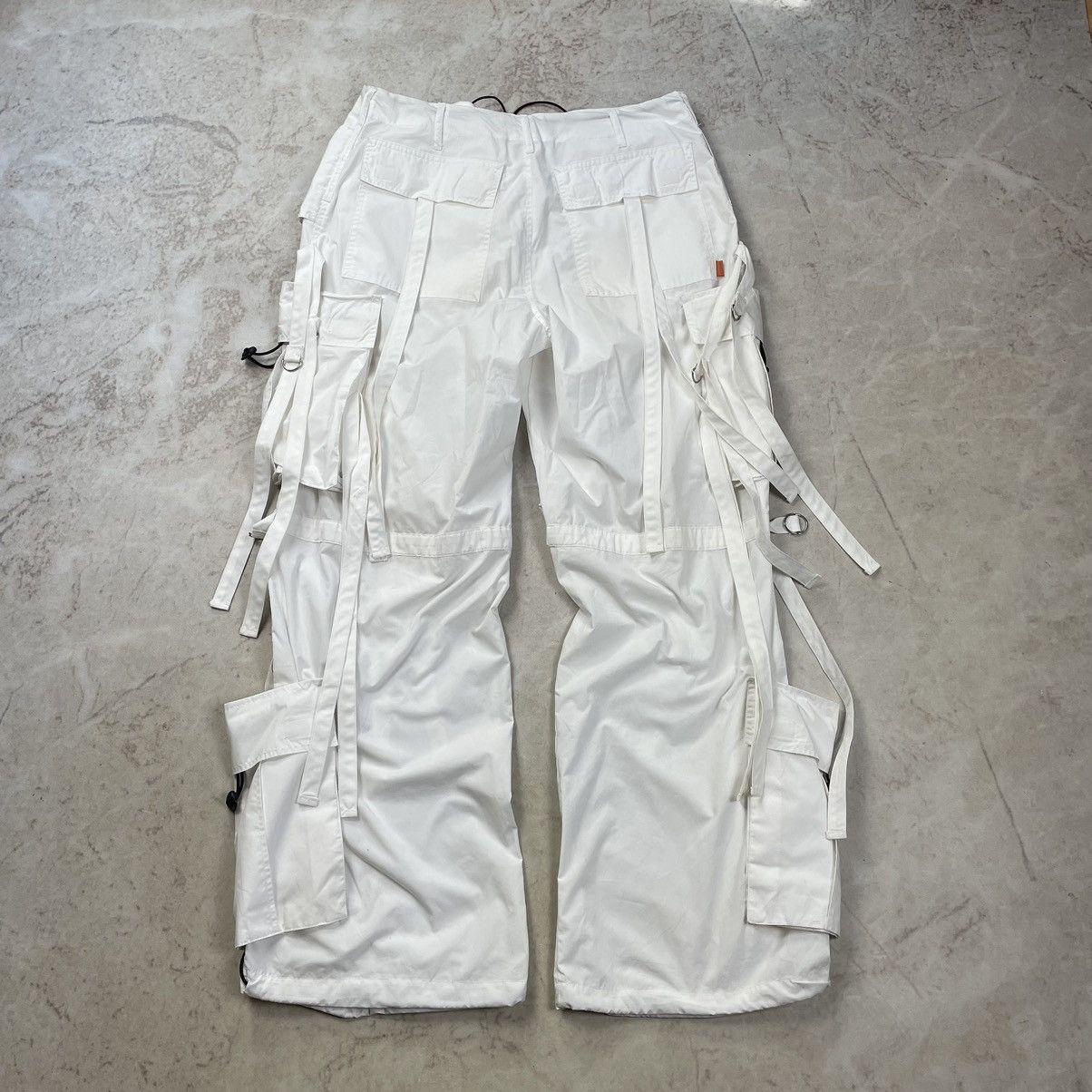 If Six Was Nine × Japanese Brand Junya Watanabe Rick Owens Style Bondage Cargo Baggy Pant Size US 38 / EU 54 - 16 Thumbnail