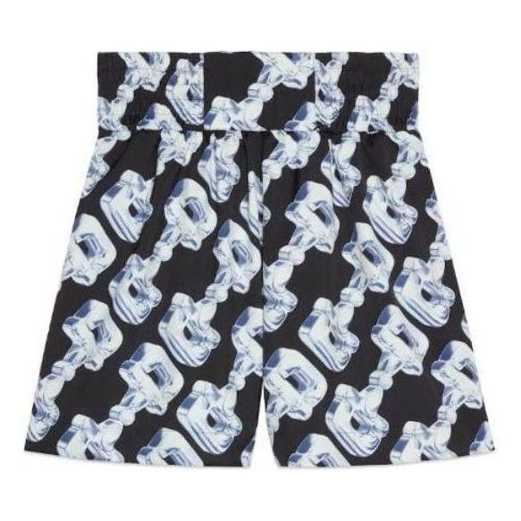 Gucci o1loc1c0925 3D Glass Horsebit Print Fabric Shorts Multicolor Size US 30 / EU 46 - 1 Thumbnail
