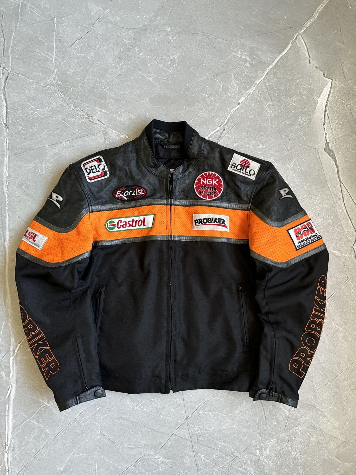 Vintage Probiker Vintage Bomber Jacket Race Highspeed Size US L / EU 52-54 / 3 - 4 Thumbnail