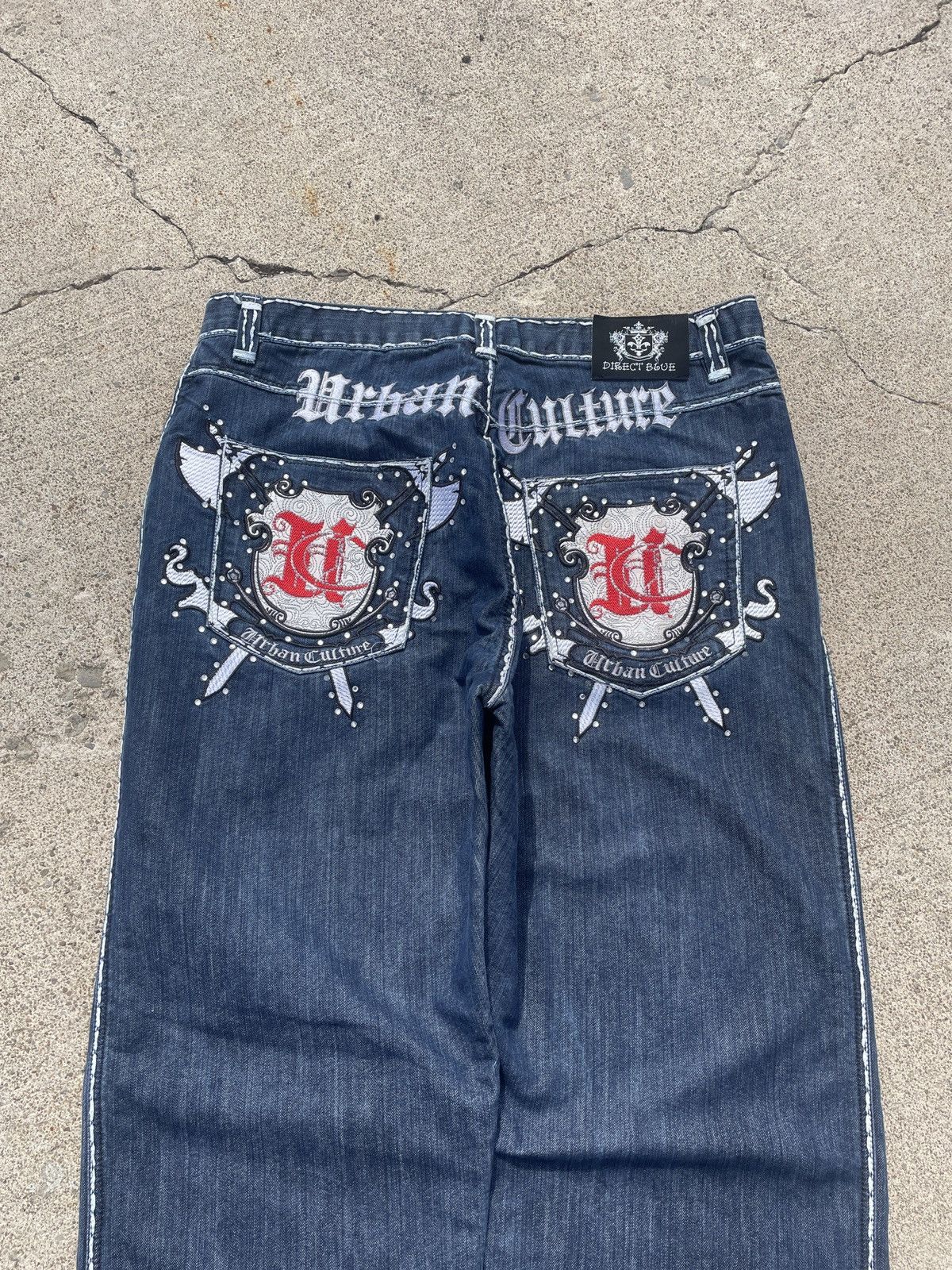Other Urban Culture Embroidered Baggy Denim Size US 40 / EU 56 - 2 Thumbnail