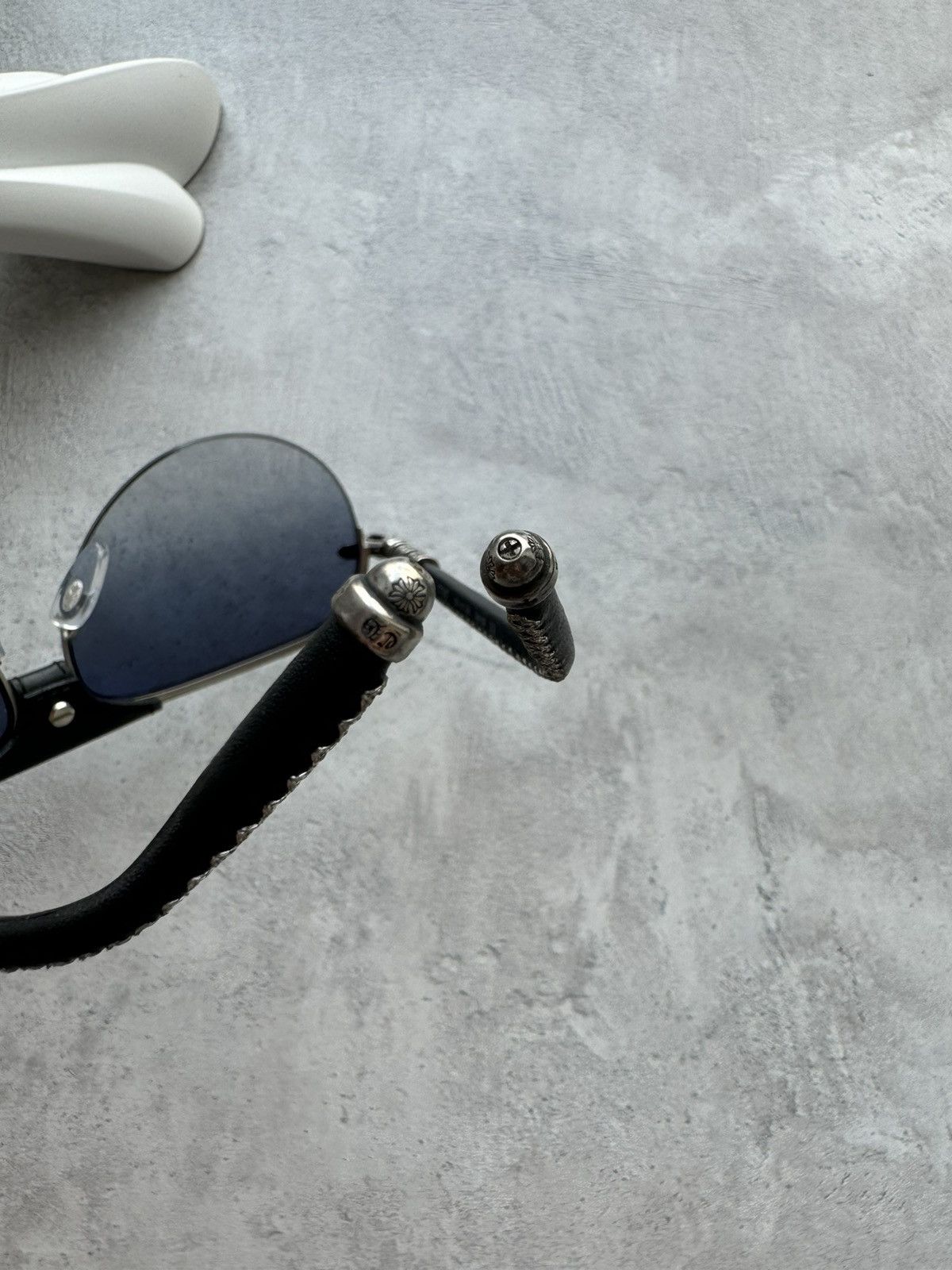 Chrome Hearts Chrome Hearts Balls Black Silver Sunglasses Size ONE SIZE - 12 Thumbnail