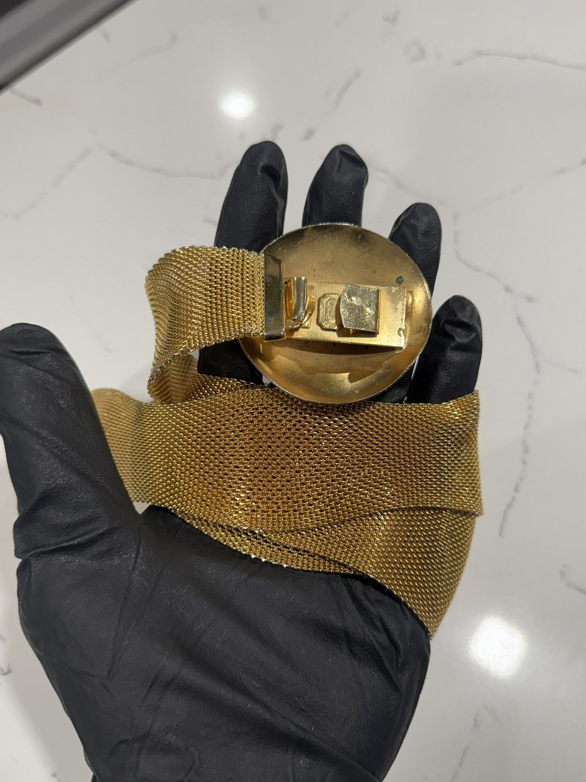 Christian Dior Monsieur Vintage Christian Dior gold-tone mesh belt Size ONE SIZE - 6 Thumbnail