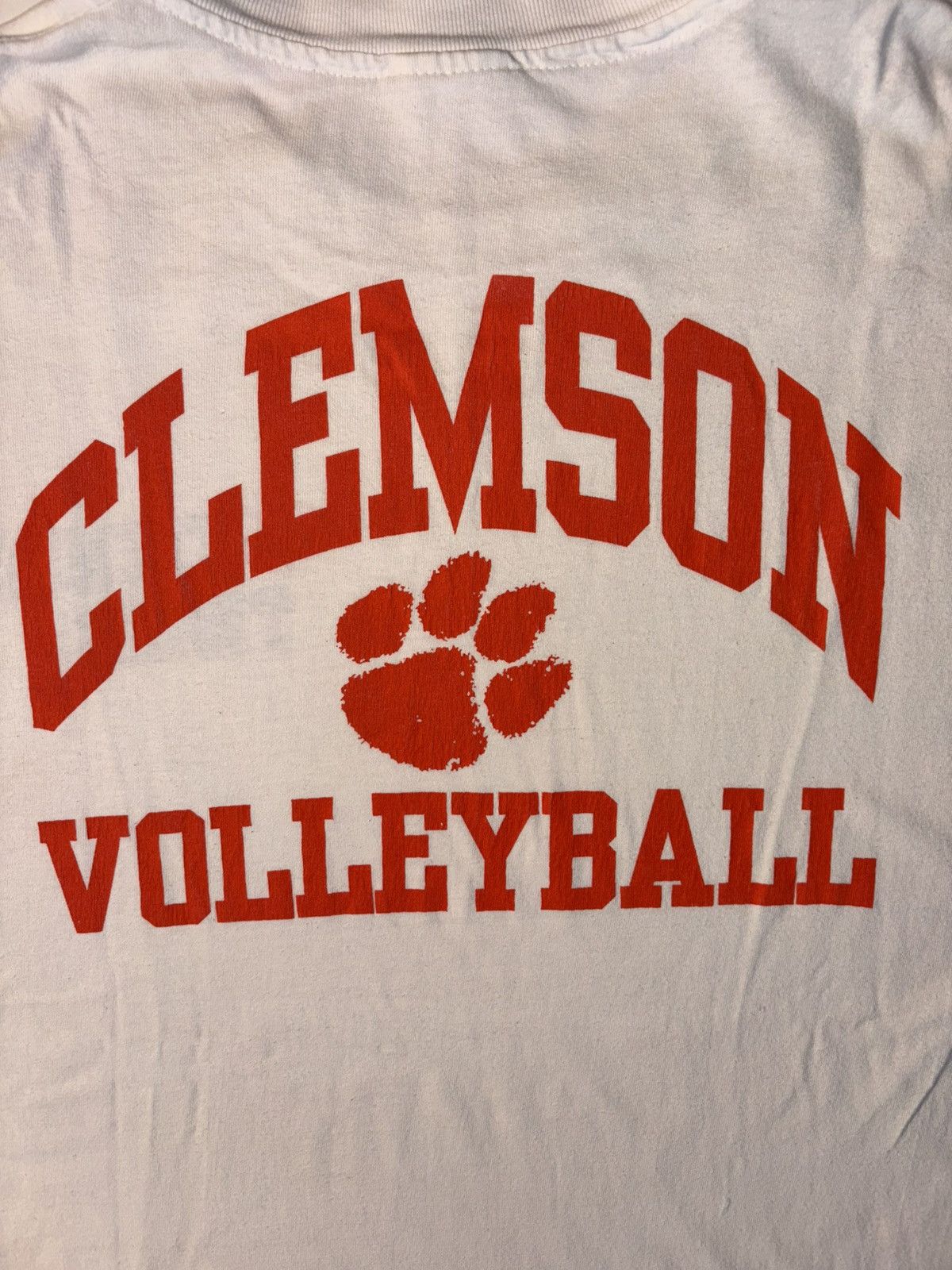 Champion Vtg Champion Clemson Tigers Volleyball 90s USA Single Stitch Size US XL / EU 56 / 4 - 11 Thumbnail