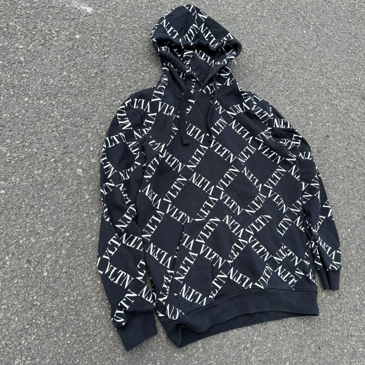 Valentino vintage 90s valentino monogrammed hoodie luxury y2k Size US M / EU 48-50 / 2 - 2 Thumbnail