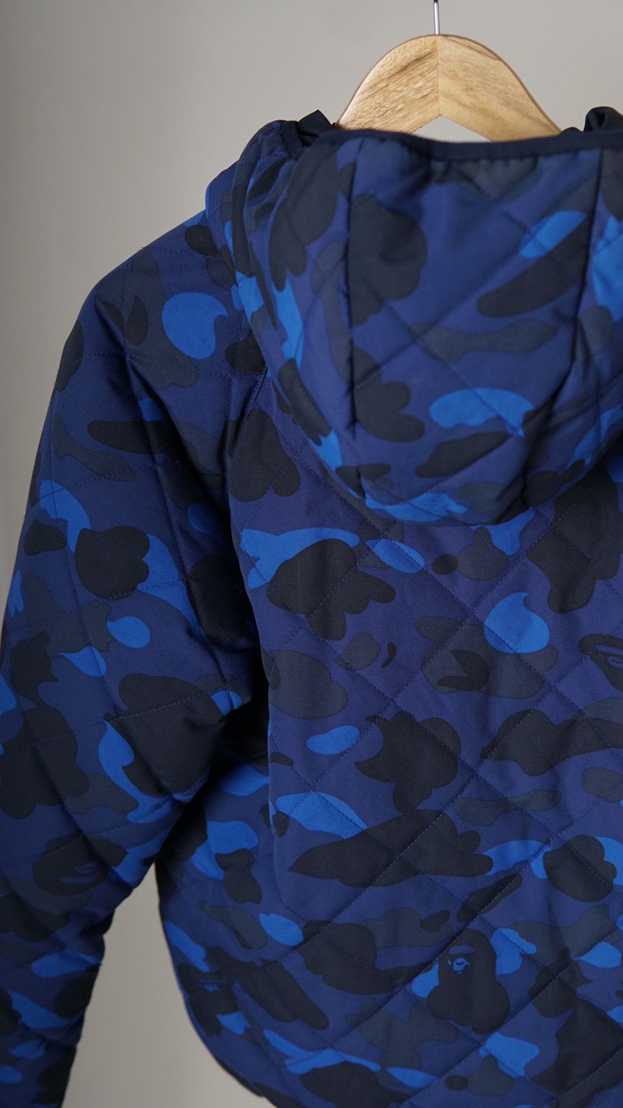 Bape Blue Camo Hoodie Down Jacket Size US M / EU 48-50 / 2 - 11 Thumbnail