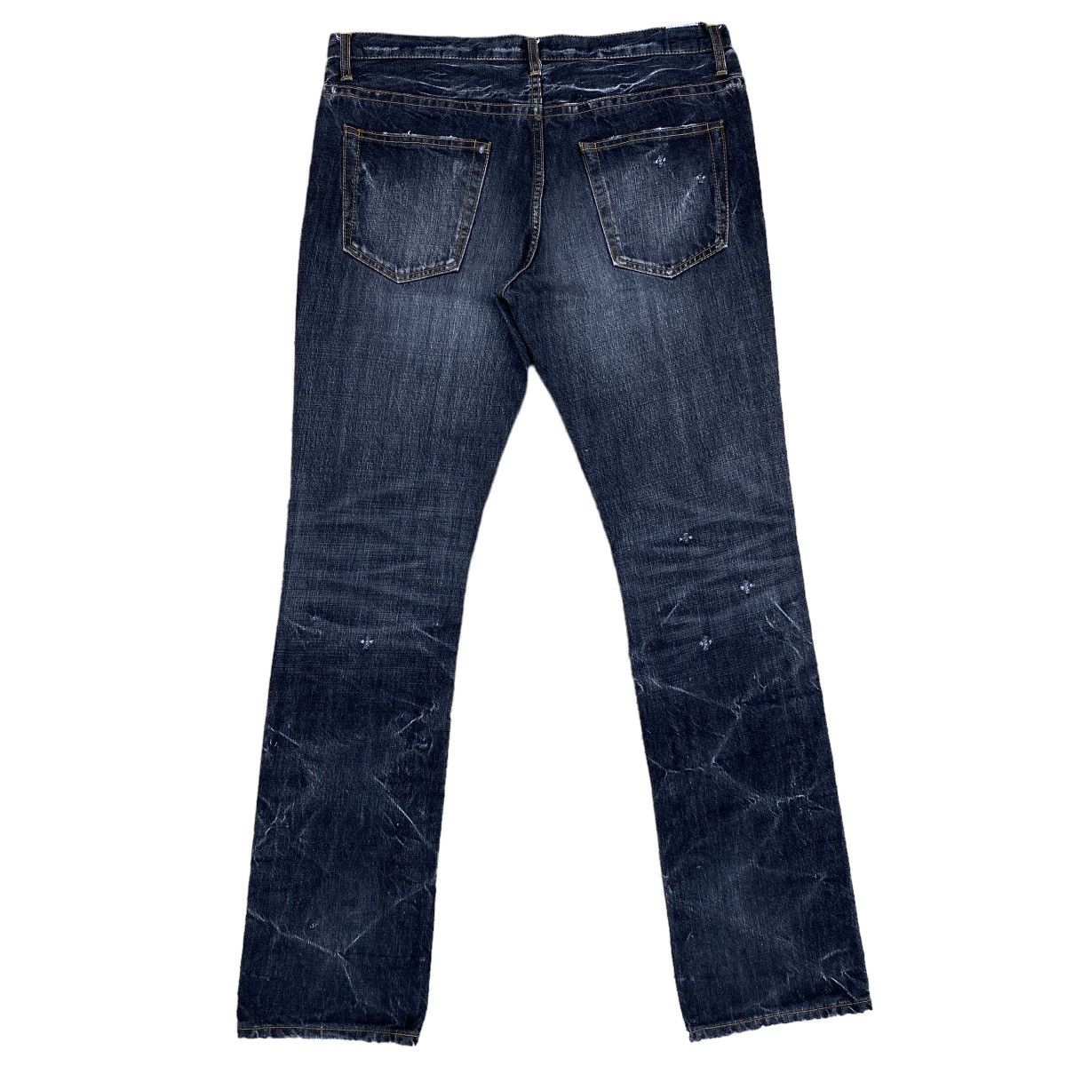 Japan Blue × Japanese Brand Vintage Blueway Mudwash Flare Denim Jeans Size US 35 - 8 Thumbnail