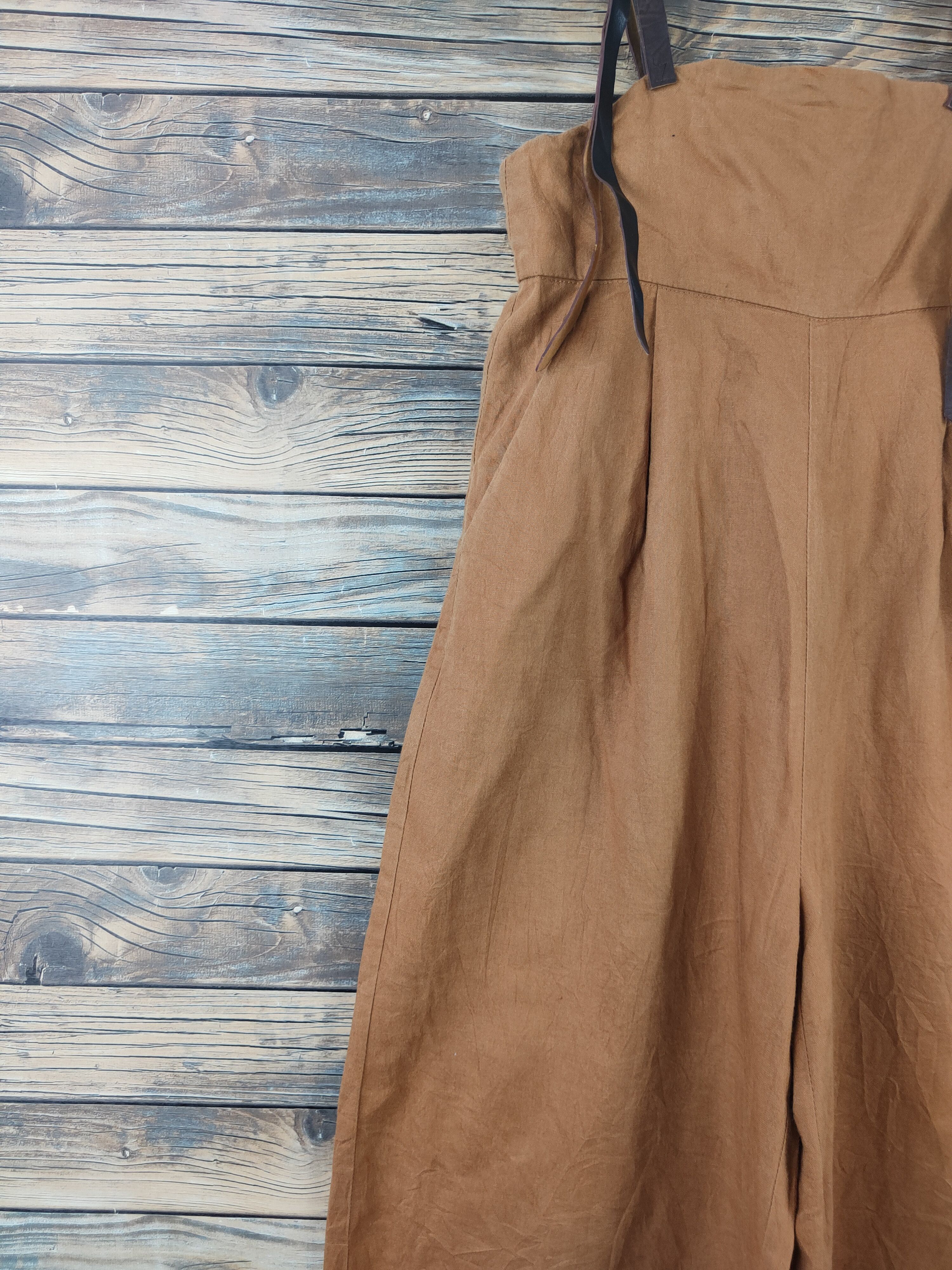 Japanese Brand × Vintage Streetwear Vintage Japan Brand Brown Adjust Strap Jumpsuit Size 26" / US 2 / IT 38 - 6 Thumbnail