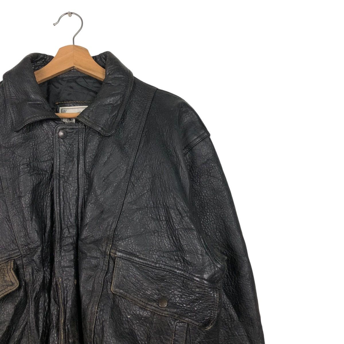 Japanese Brand 🔥VINTAGE BIKER GENUINE LEATHER JACKET ANABAS ISSEY MIYAKE Size US M / EU 48-50 / 2 - 8 Thumbnail