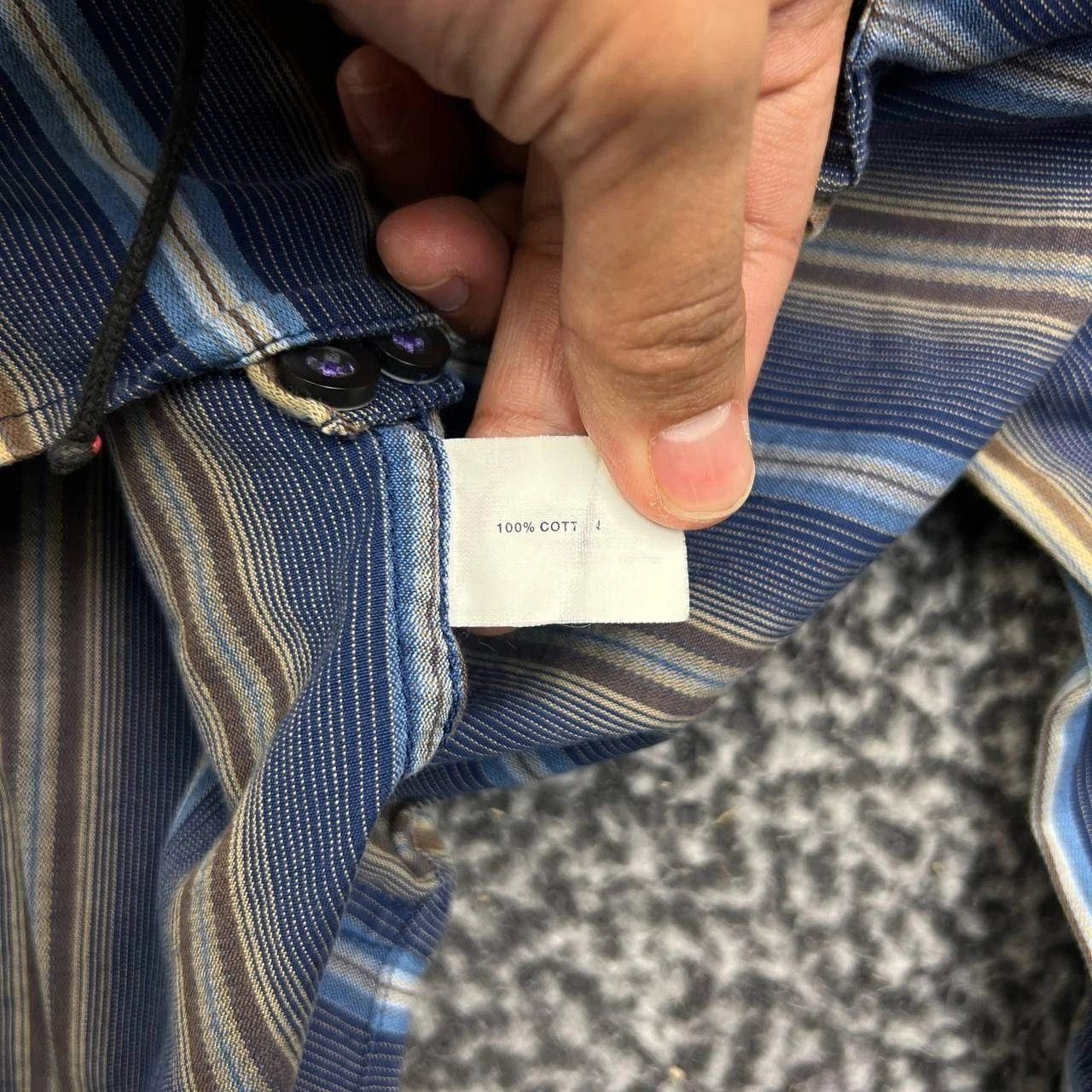 Gap Gap Button Up Shirt Men 16-16 1/2 Striped Collared Cotton L Size US L / EU 52-54 / 3 - 9 Thumbnail