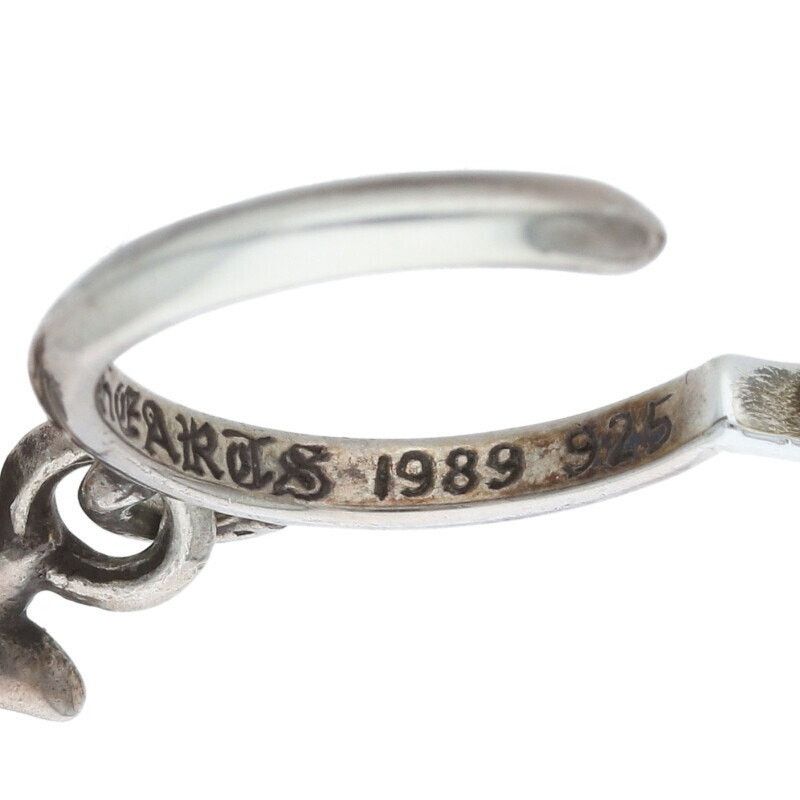 Chrome Hearts Chrome Hearts Tiny CH Cross Hoop Silver Earring Size ONE SIZE - 4 Thumbnail
