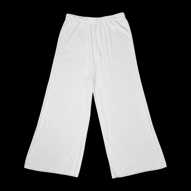 Vass Joan Vass White Wide Leg Pants | Size 2 Size 26" / US 2 / IT 38 - 2 Thumbnail