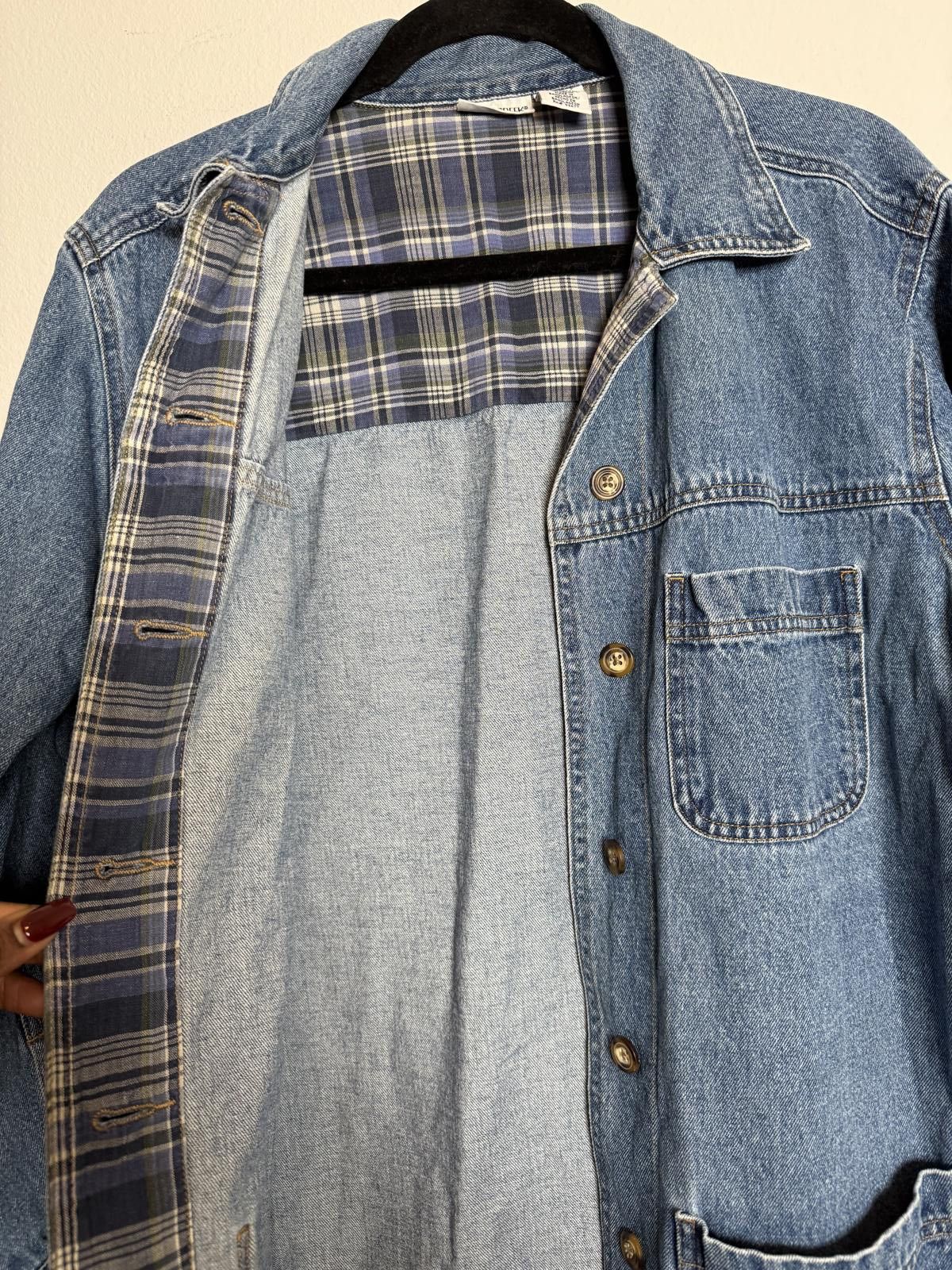 Other Vintage Denim Jean Hunter Jacket Size S / US 4 / IT 40 - 5 Thumbnail