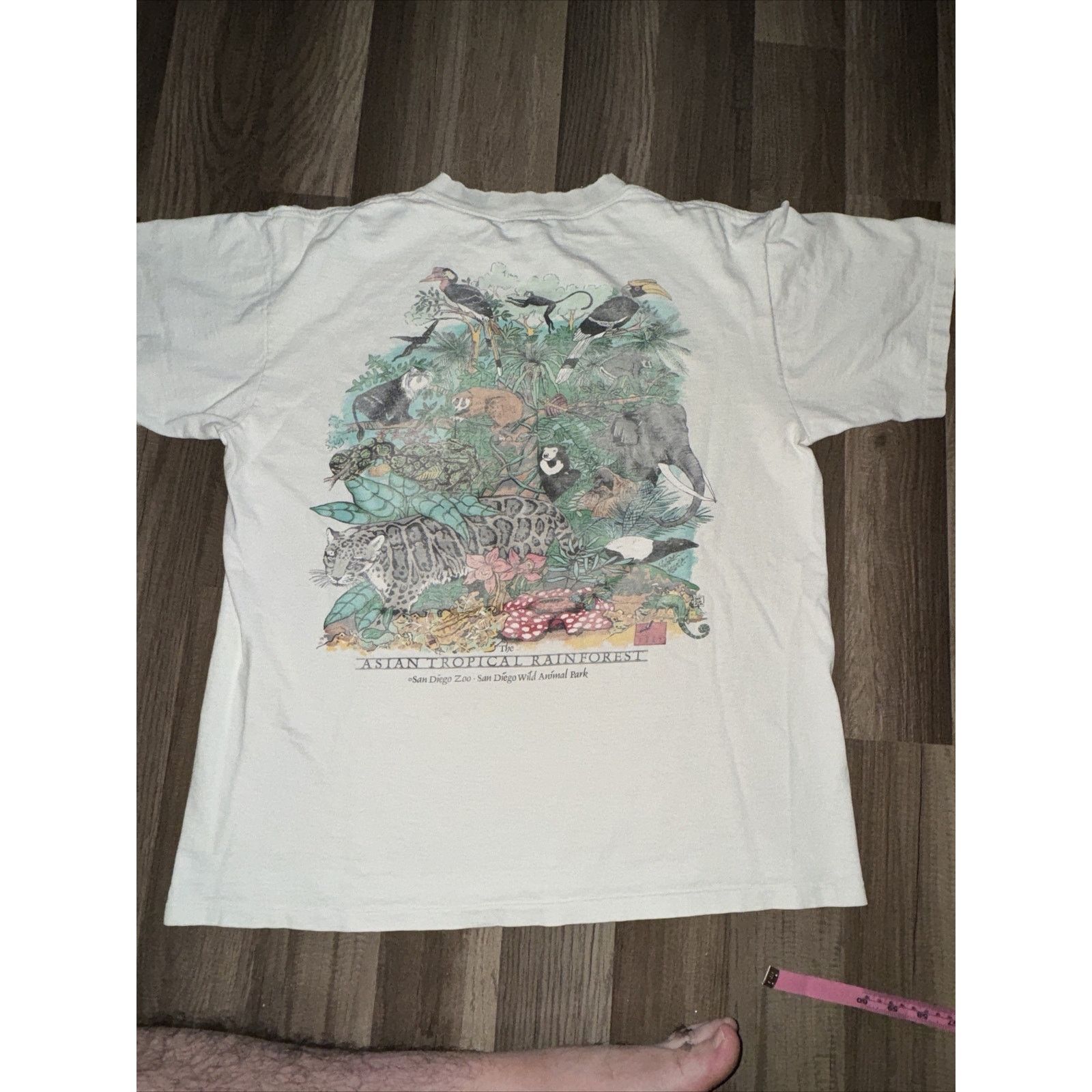 Band Tees × The Mountain Vintage Oneta San Diego Zoo T-Shirt White L 22x26 Tiger Size US L / EU 52-54 / 3 - 8 Thumbnail