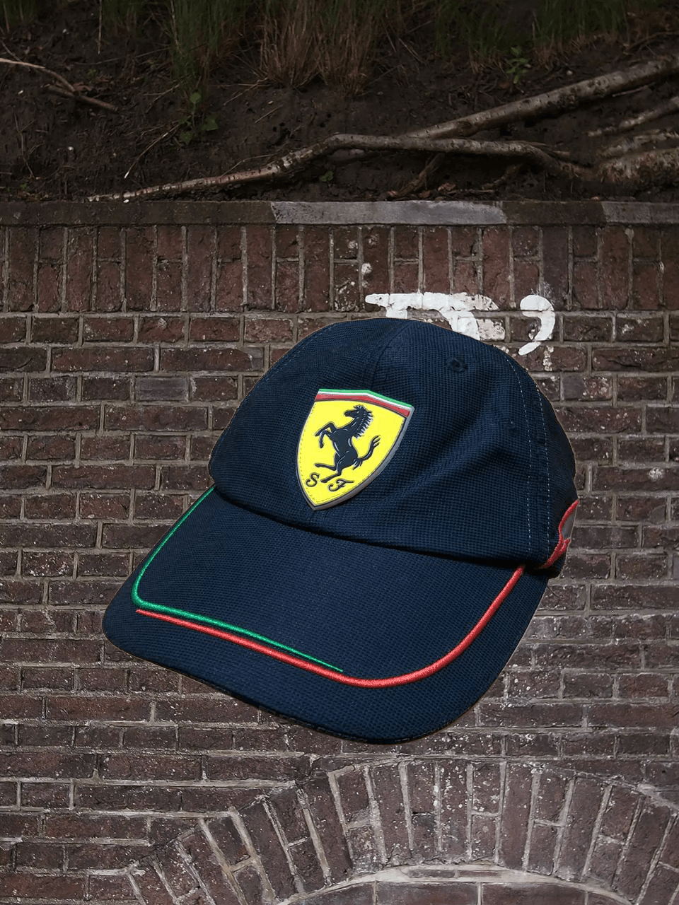 Ferrari Official Ferrari Strapback Navy Blue Baseball cap Size ONE SIZE - 1 Thumbnail