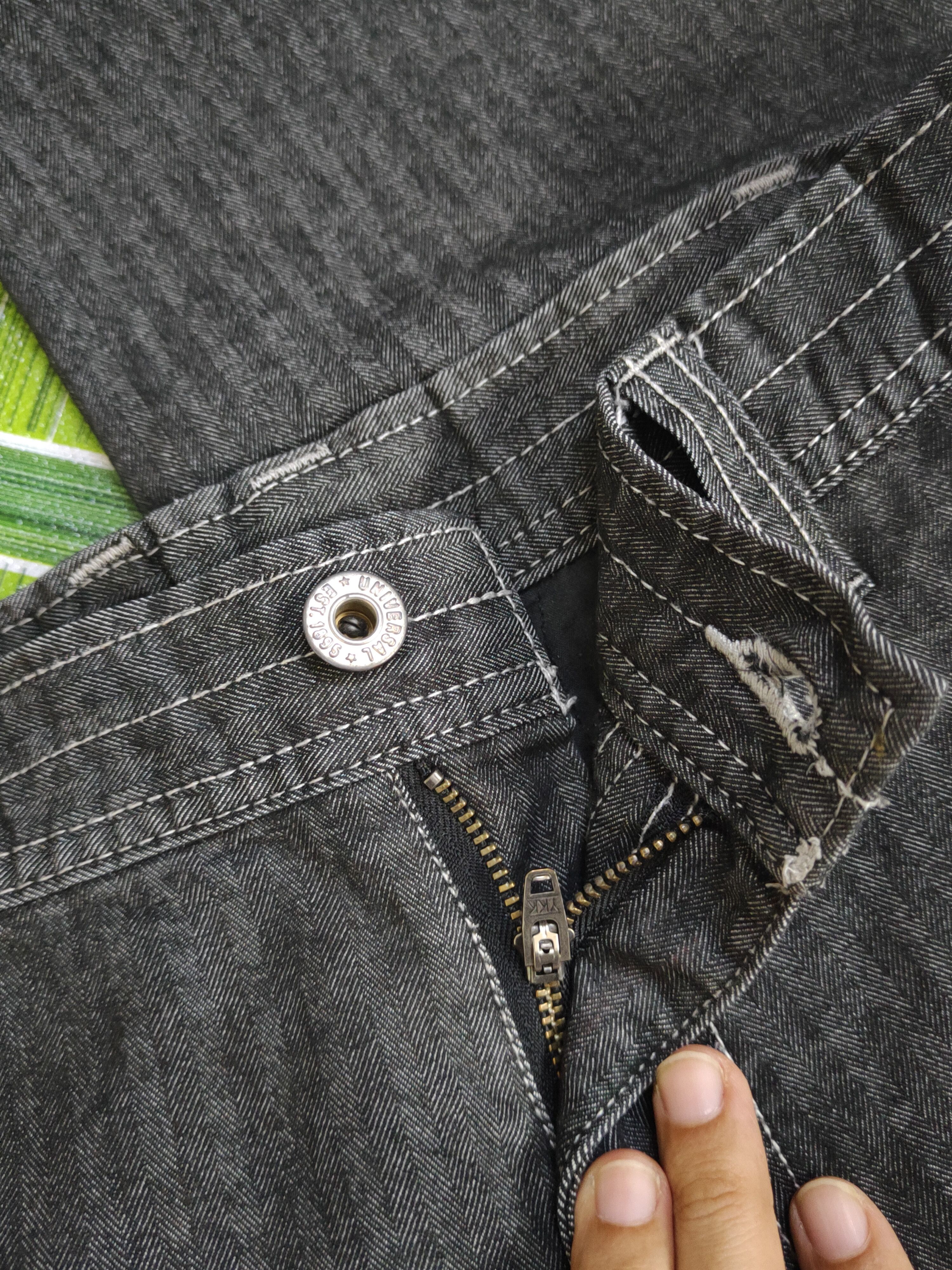 Japanese Brand Dogman Black Faded Multipocket Soft Jeans #S1877 Size US 35 - 13 Thumbnail