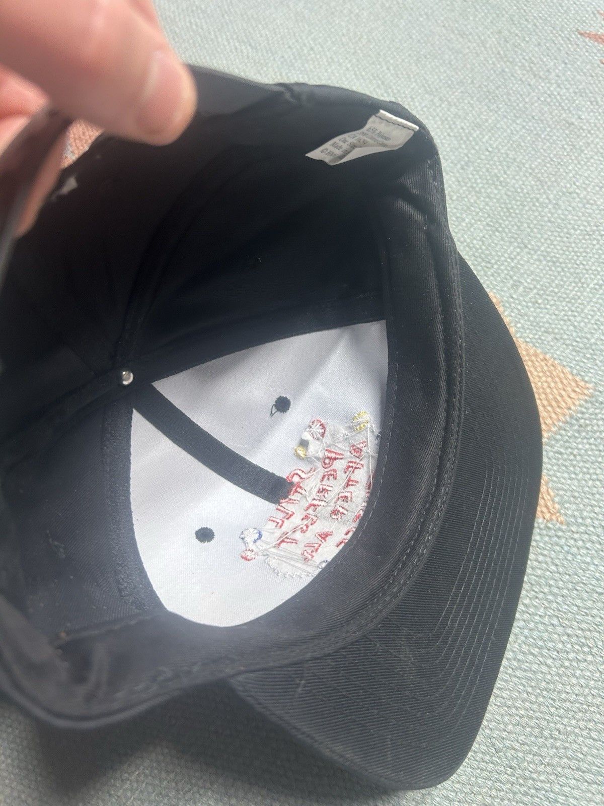 Vintage Vtg SnapBack hat still perfect after all these years black Size ONE SIZE - 7 Thumbnail