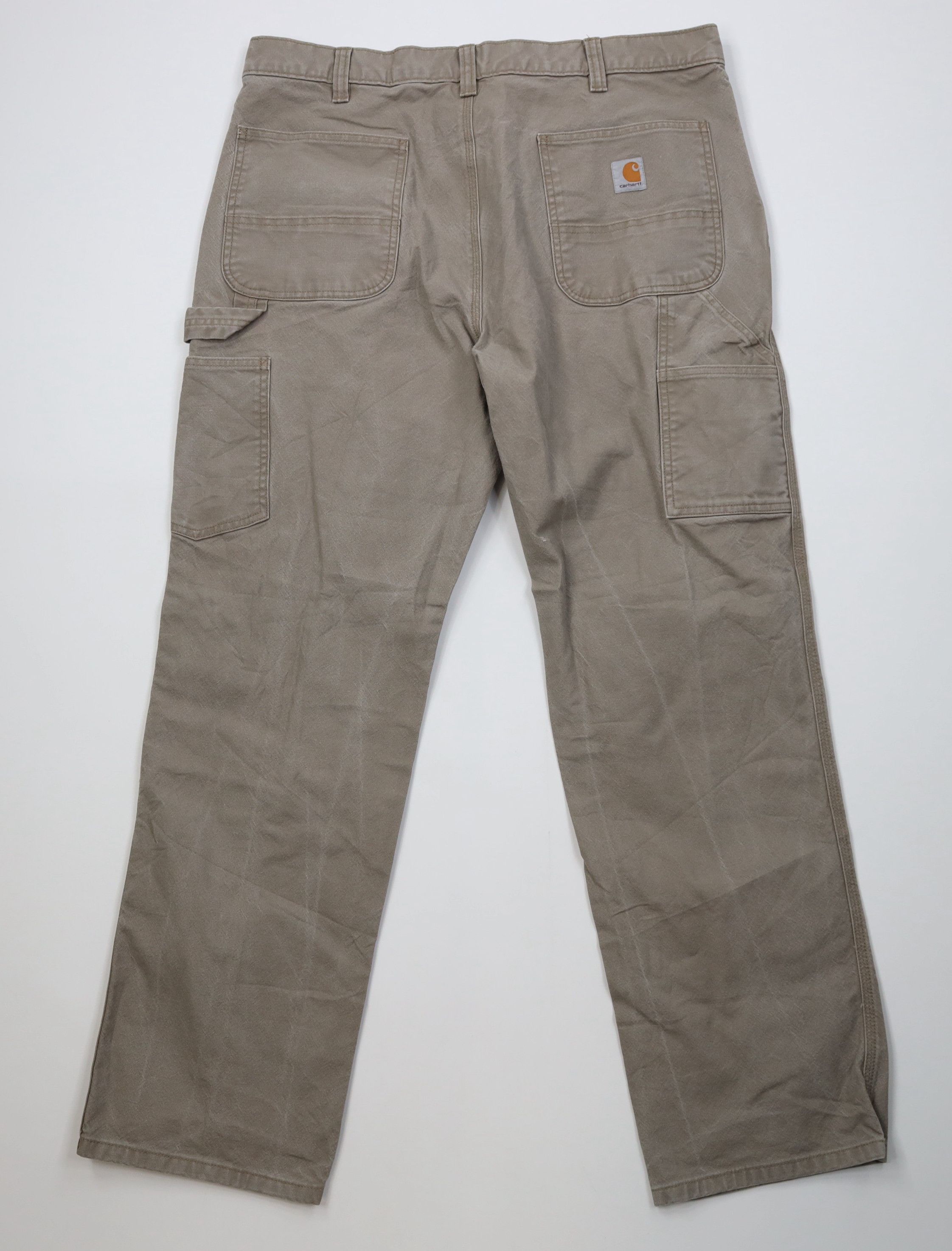 Carhartt Vintage Y2K Carhartt Relaxed Fit Wide Leg Dungaree Pants Size US 38 / EU 54 - 8 Thumbnail