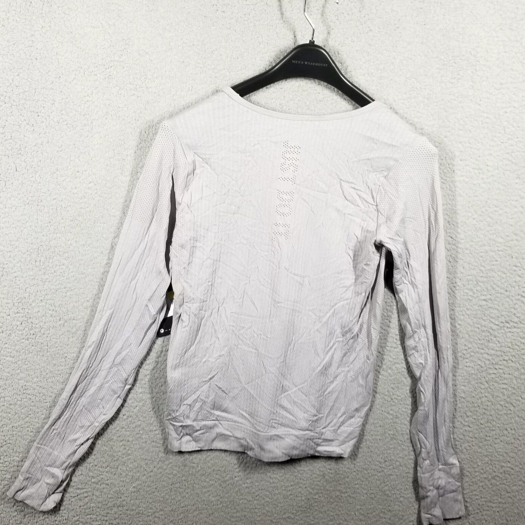 Nike NIKE Shirt Women's Small Gray Running & Jogging Dri-Fit Reflective Long Sleeve T-Shirt BV3918 Size S / US 4 / IT 40 - 3 Thumbnail