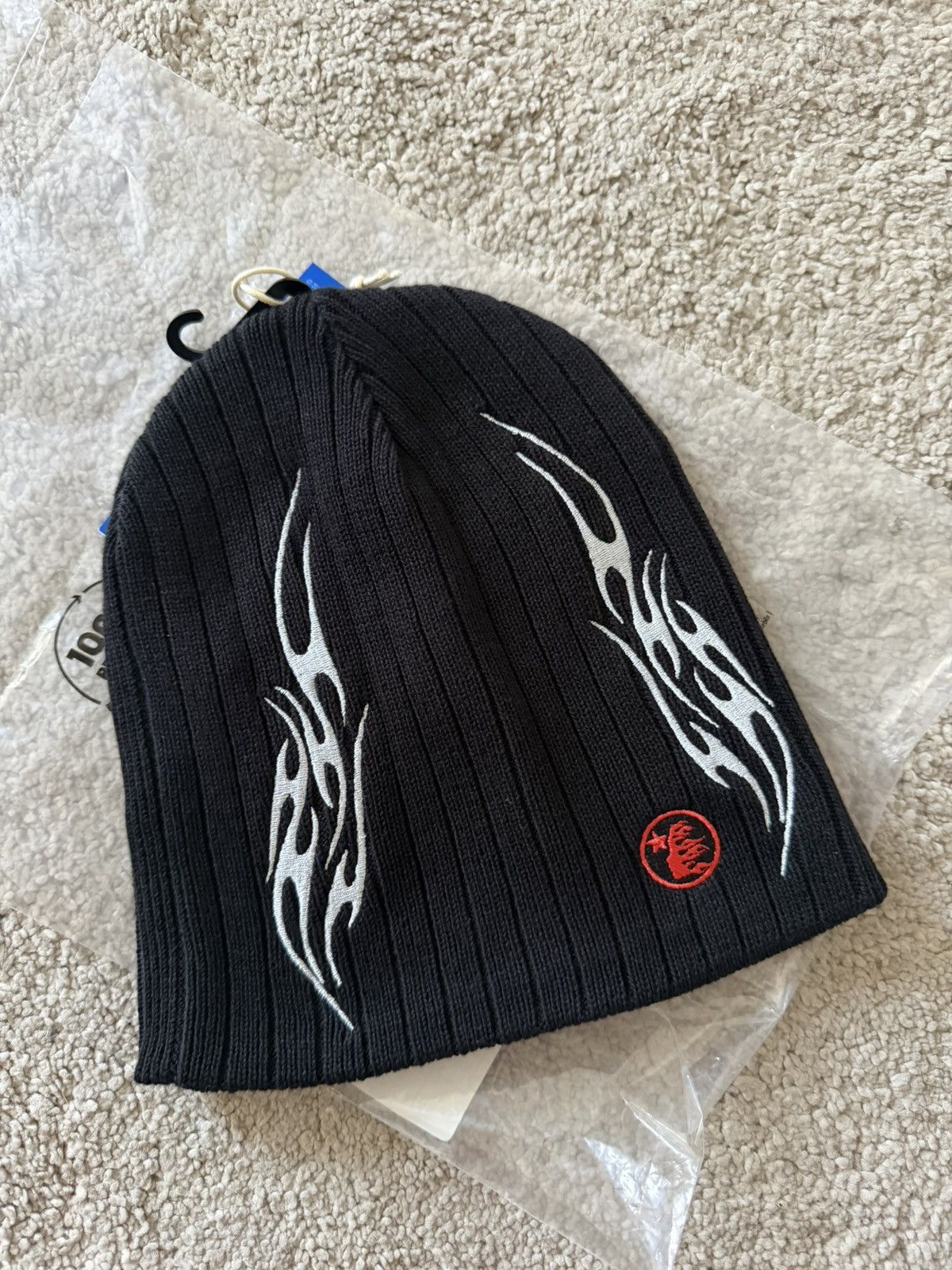 HELLSTAR Hellstar Patch Print Beanie | Grailed