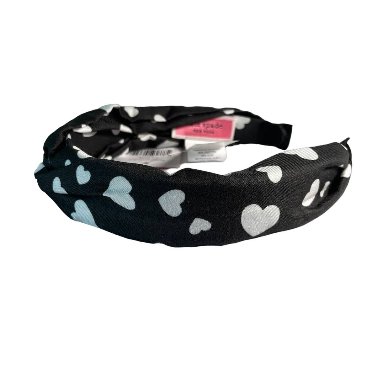 Kate Spade Kate Spade Love Hearts Twisted Headband Black Multi Size ONE SIZE - 3 Thumbnail