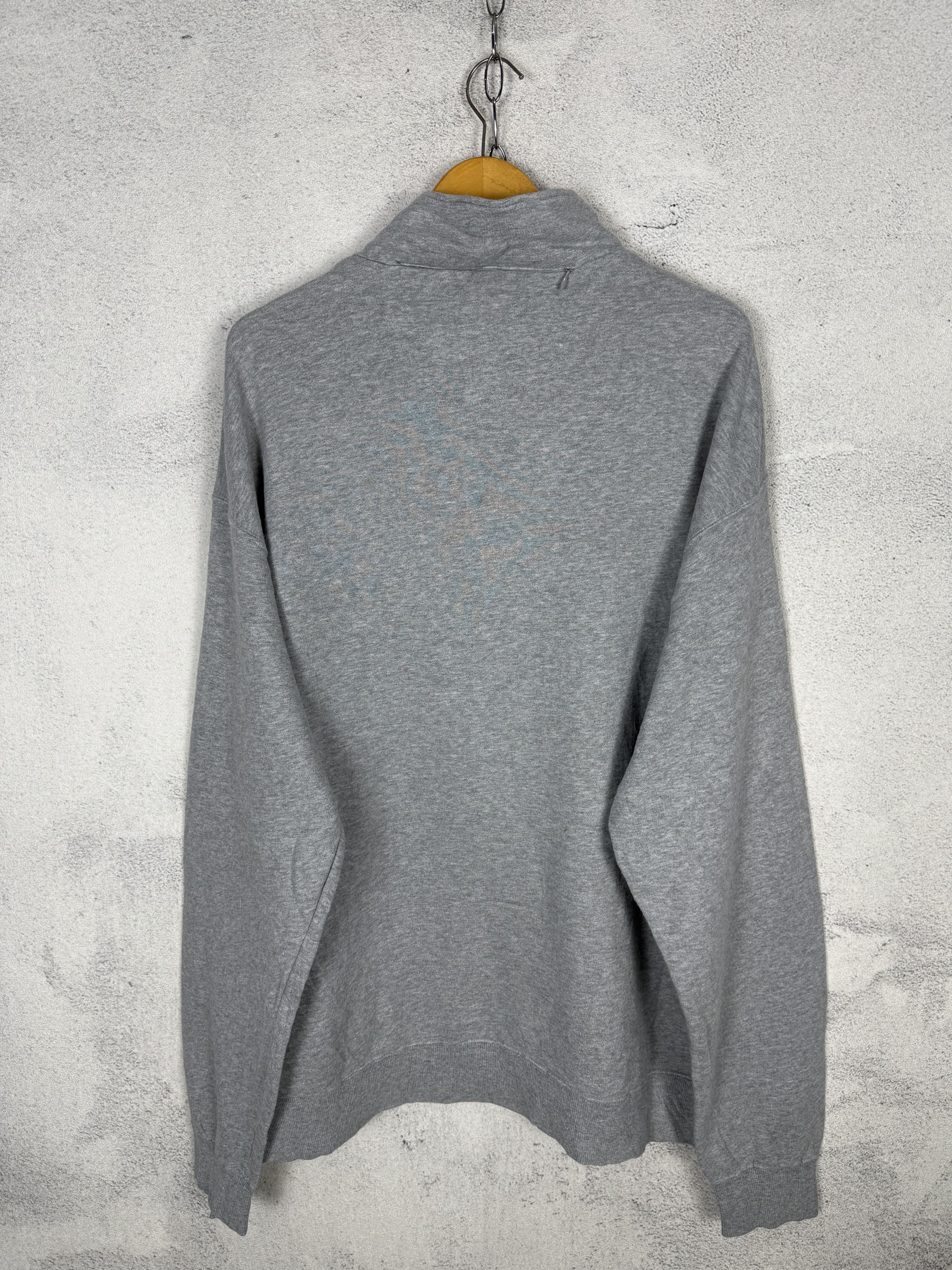 Huf HUF Half Zip Sweatshirt Crewneck Size US XL / EU 56 / 4 - 4 Thumbnail