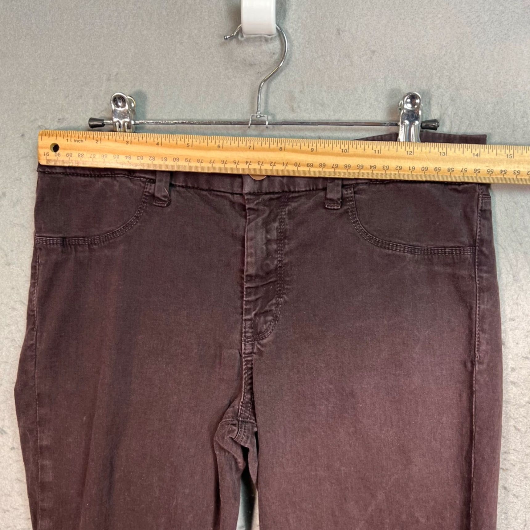 J Brand J Brand Jeans Skinny 5-Pocket Design Zip Purple Cotton Blend Anja Size 28 Womens Adults Size 28" / US 6 / IT 42 - 7 Thumbnail