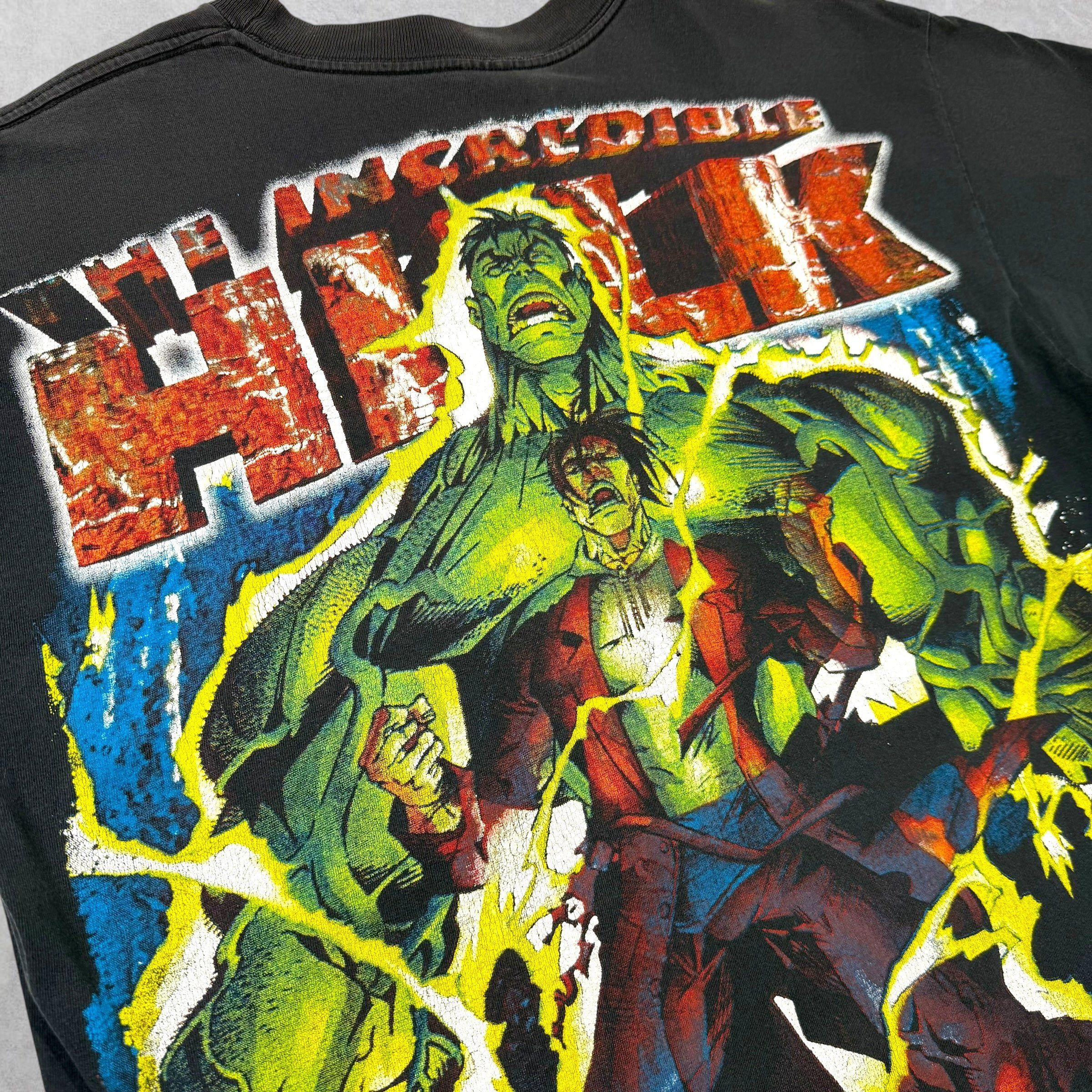 Vintage Vintage 90s Resurreccion The Incredible Hulk Tee XL Size US XL / EU 56 / 4 - 6 Thumbnail