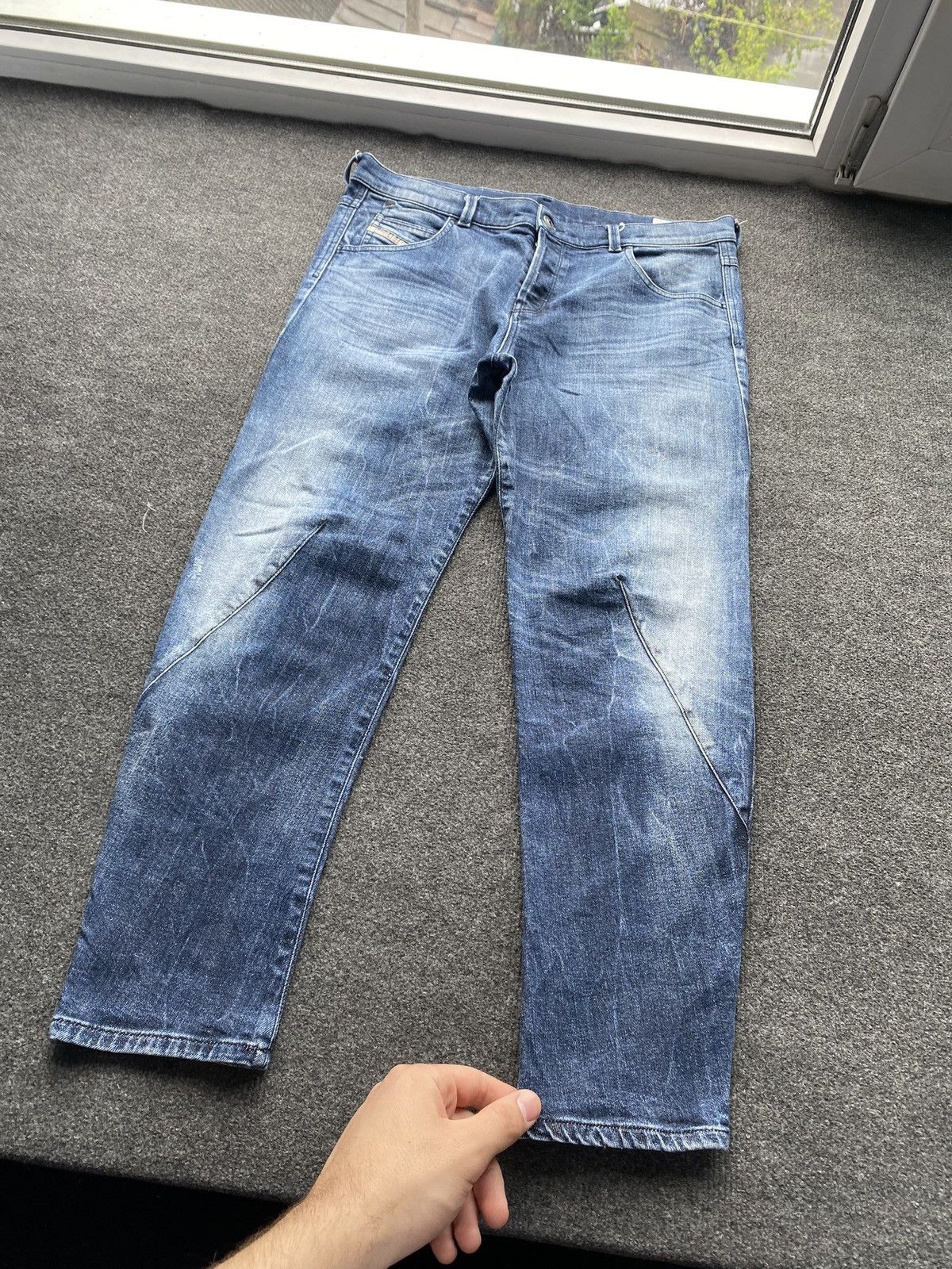 Diesel 🔥Opium Punk Diesel blue women jeans debi 31 tapered Size 31" - 3 Thumbnail