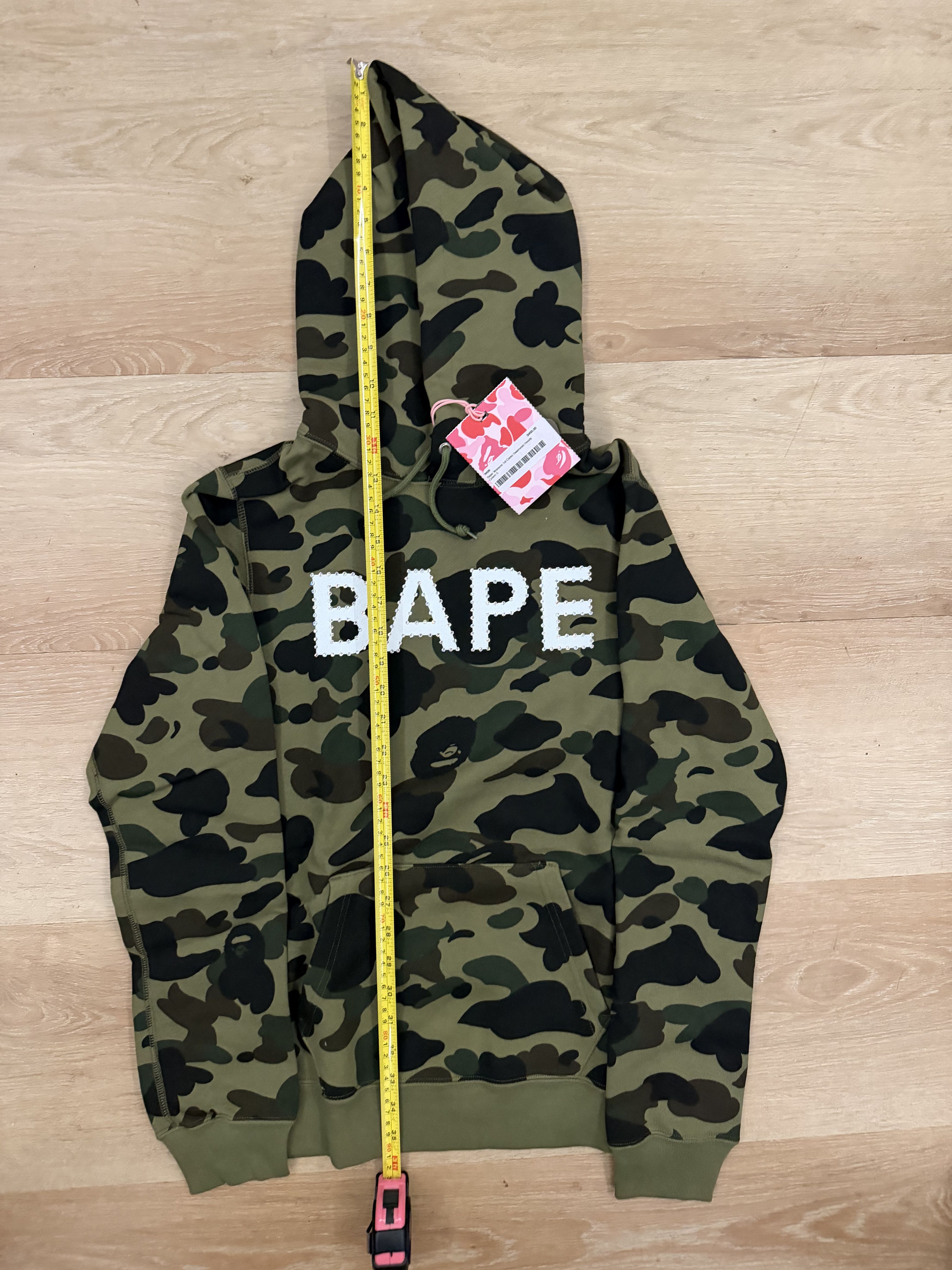 Bape BAPE WMNS 1st Camo Swarovski Bape Pullover Hoodie Green Size S / US 4 / IT 40 - 4 Thumbnail