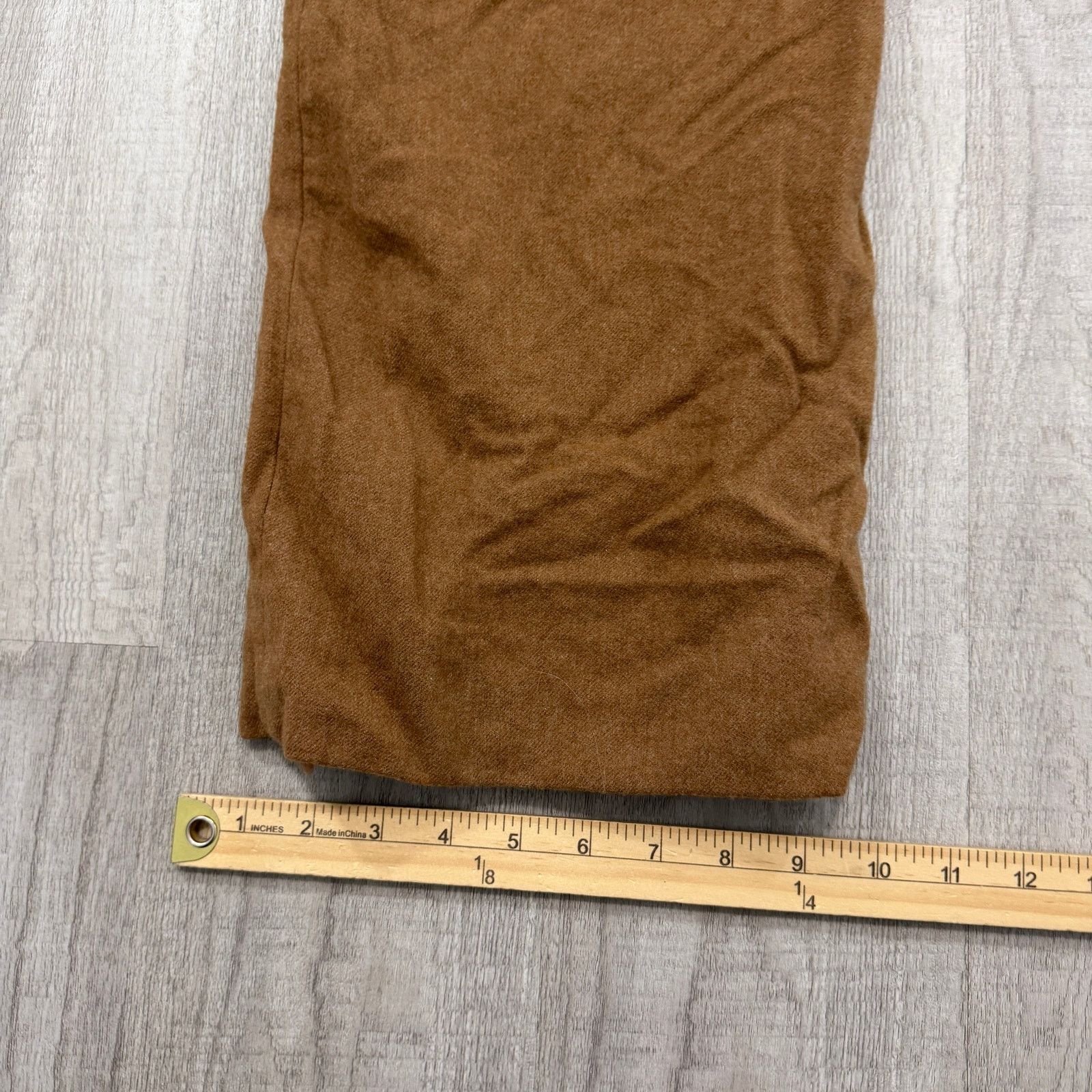 Pendleton Vintage Pendleton Pants Women's 26x27 Brown 100% Virgin Wool Size 26" / US 2 / IT 38 - 10 Thumbnail