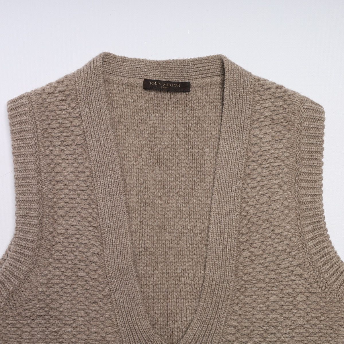 Louis Vuitton Louis Vuitton Wool Zip Tank Sweater Knit Cable Vest Size M / US 6-8 / IT 42-44 - 5 Thumbnail